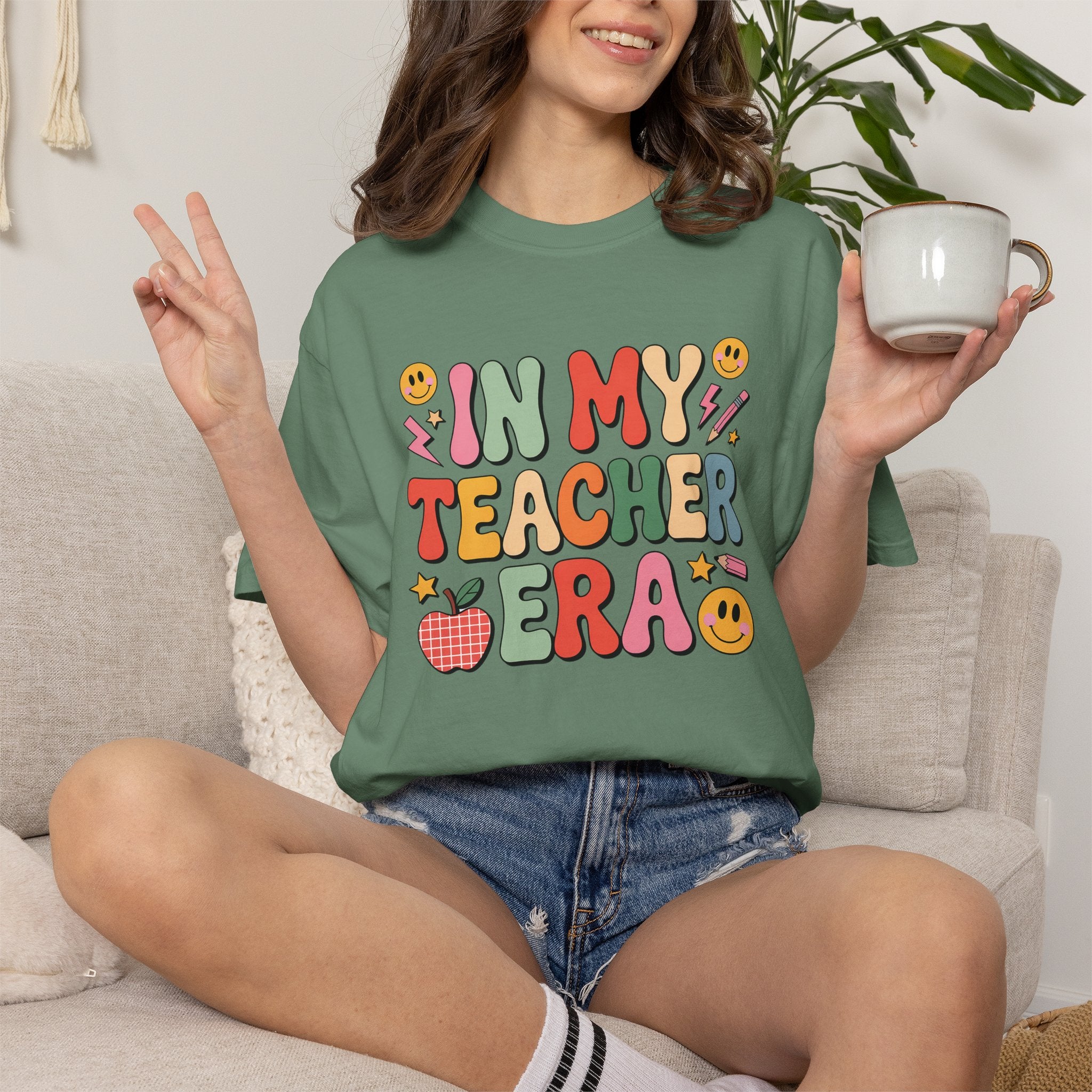 Teacher Era T-Shirt — Cute Retro "In My Teacher Era" Graphic Tee for Educators