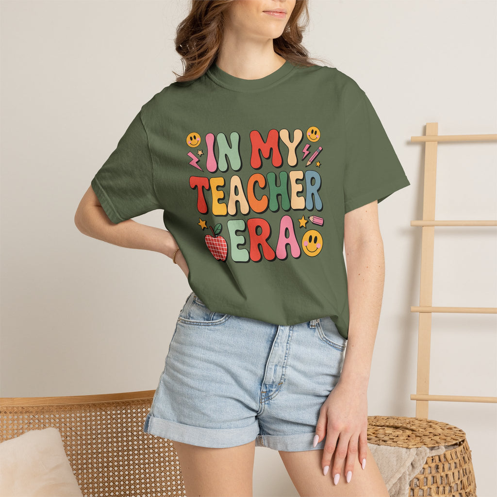Teacher Era T-Shirt — Cute Retro "In My Teacher Era" Graphic Tee for Educators