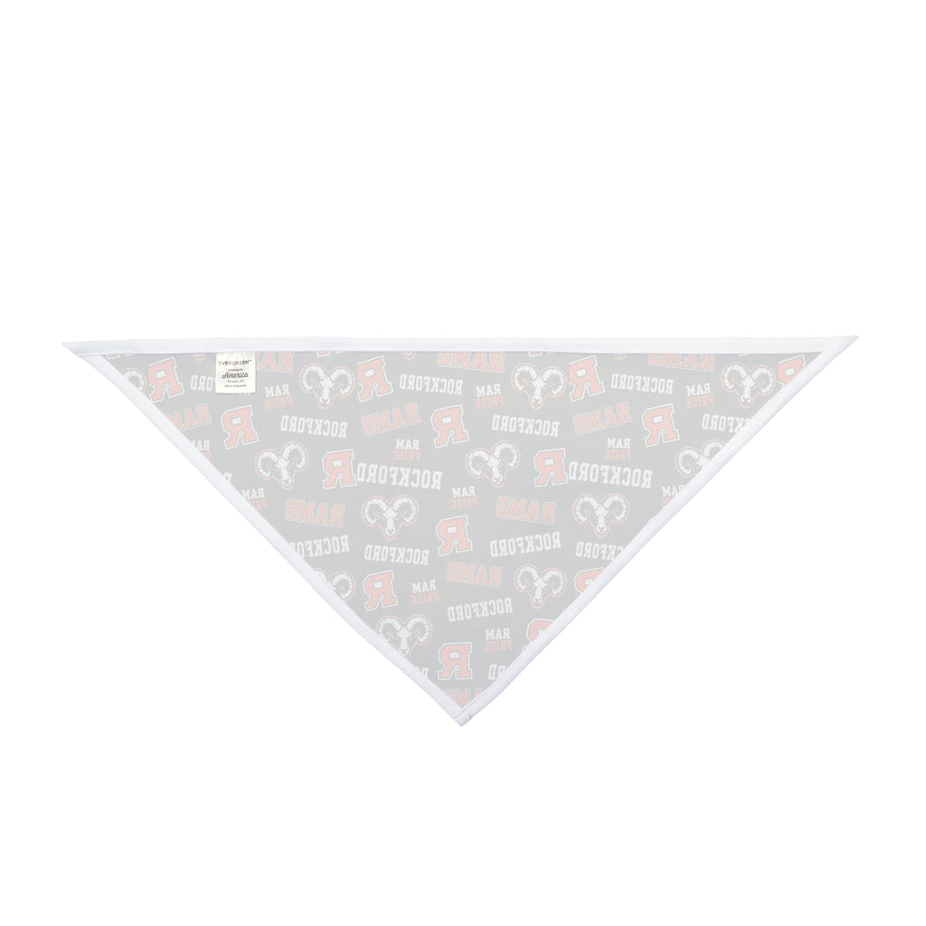 Rockford Rams Pet Bandana – Team Logo Dog & Cat Scarf