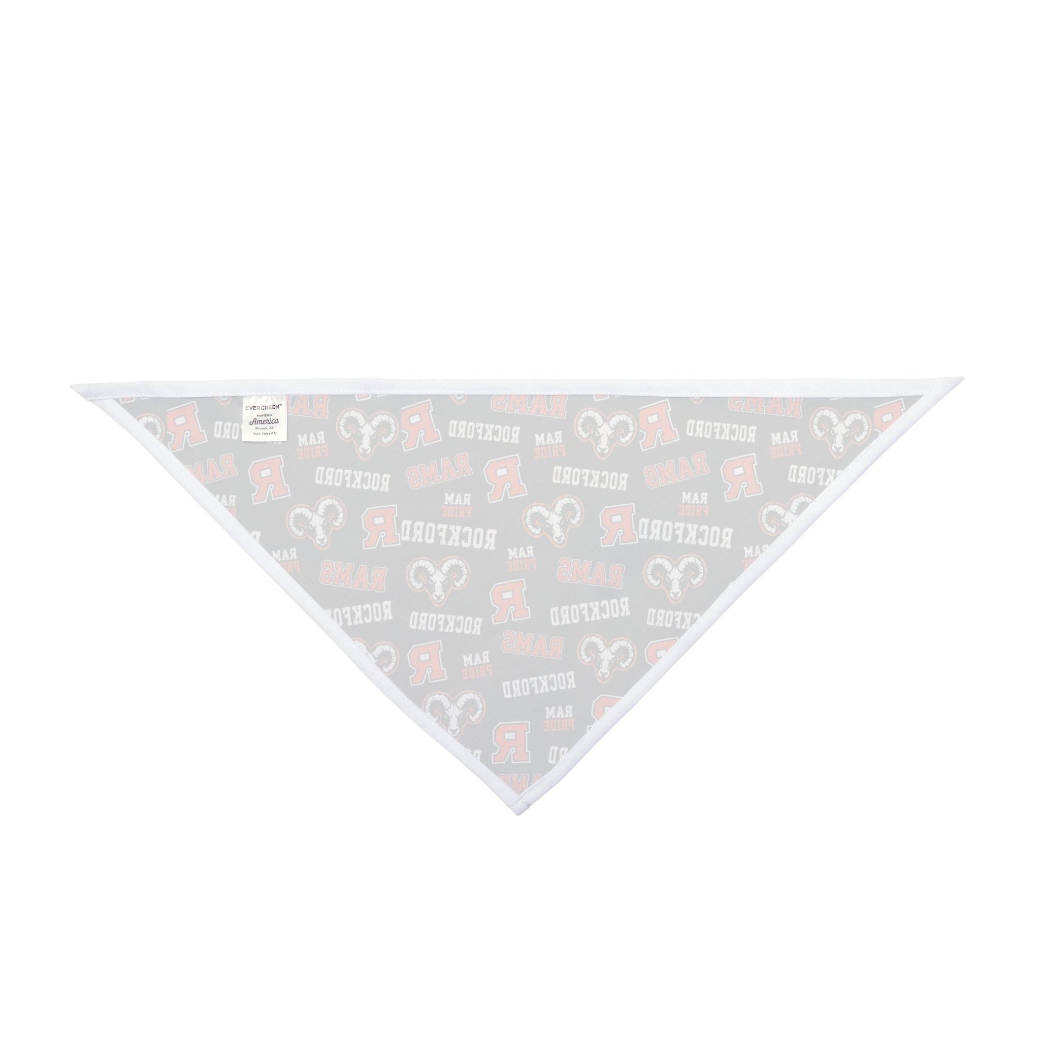 Rockford Rams Pet Bandana – Team Logo Dog & Cat Scarf
