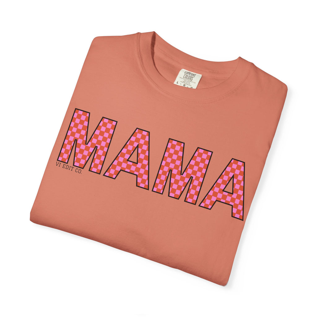MAMA floral applique T-shirt | Mama graphic tee