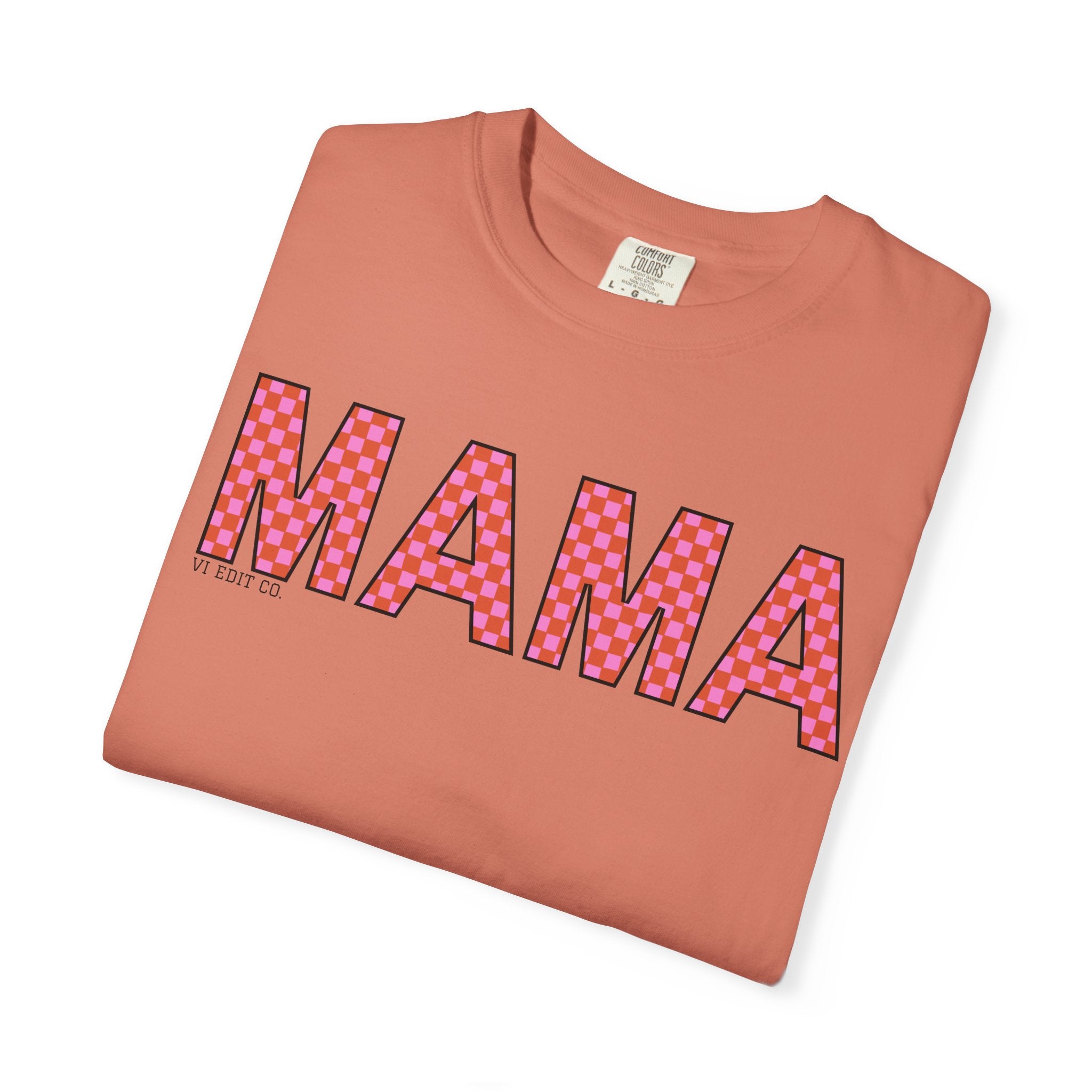 MAMA floral applique T-shirt | Mama graphic tee