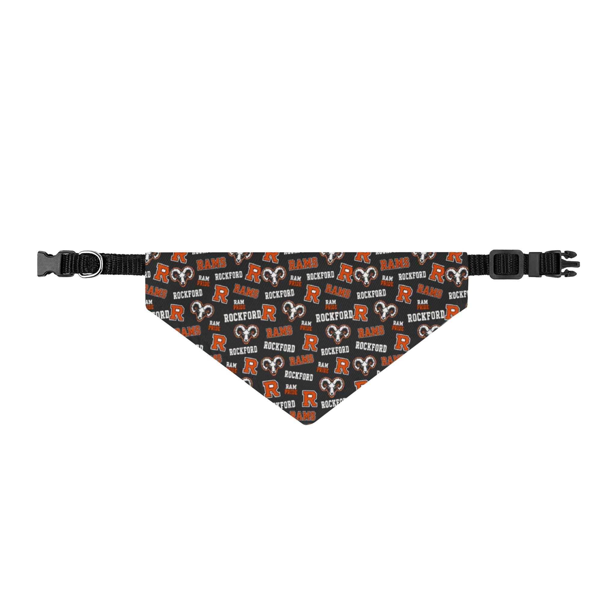 Halloween Dog Bandana — Clip-On Pet Bandana with Ghost & Pumpkin Print