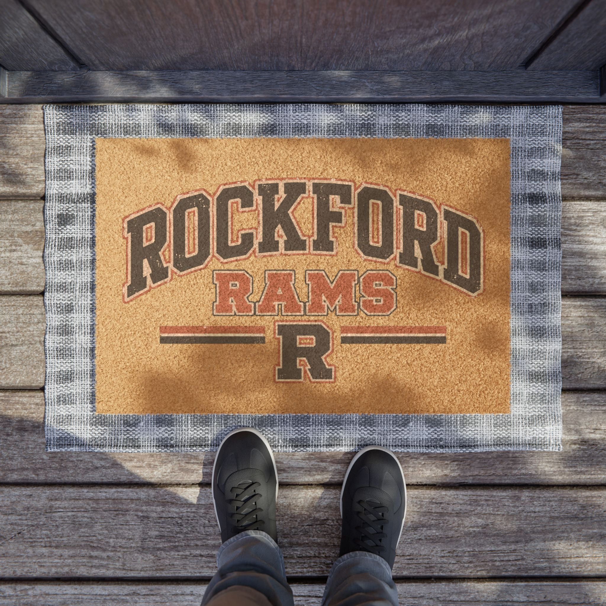 Rockford Rams Welcome Mat