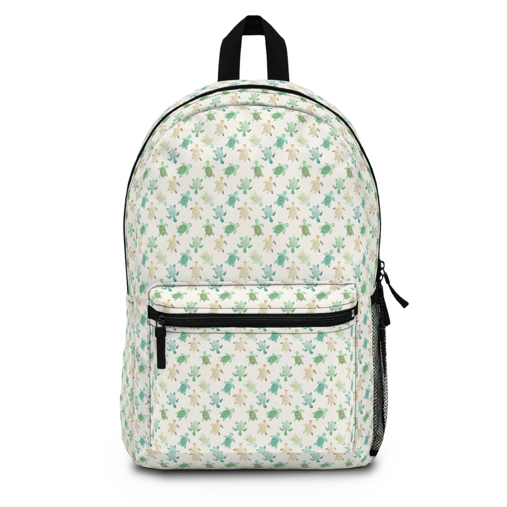 Floral Clover Backpack – Pastel Shamrock Pattern School & Travel Bag