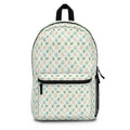 Floral Clover Backpack – Pastel Shamrock Pattern School & Travel Bag