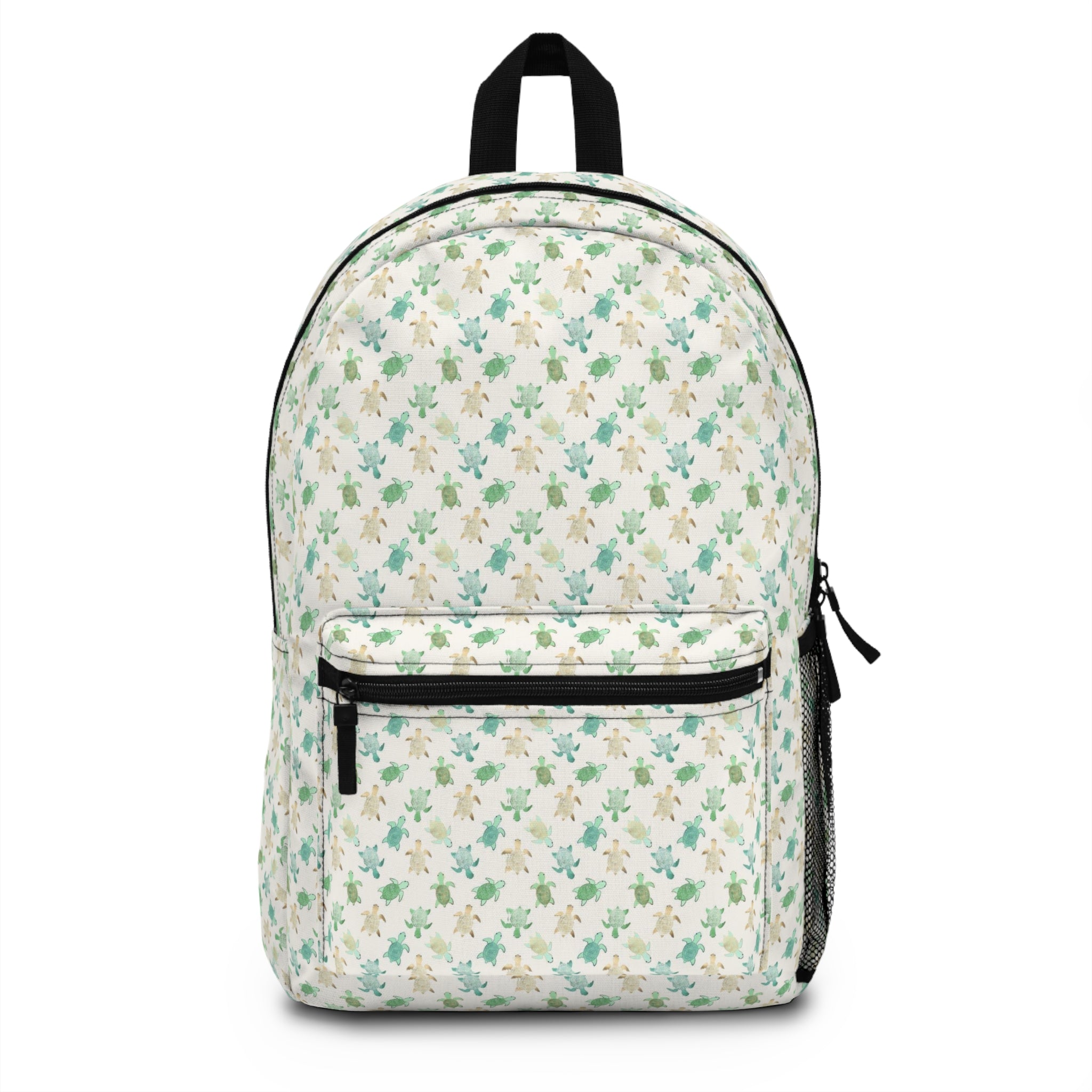 Floral Clover Backpack – Pastel Shamrock Pattern School & Travel Bag