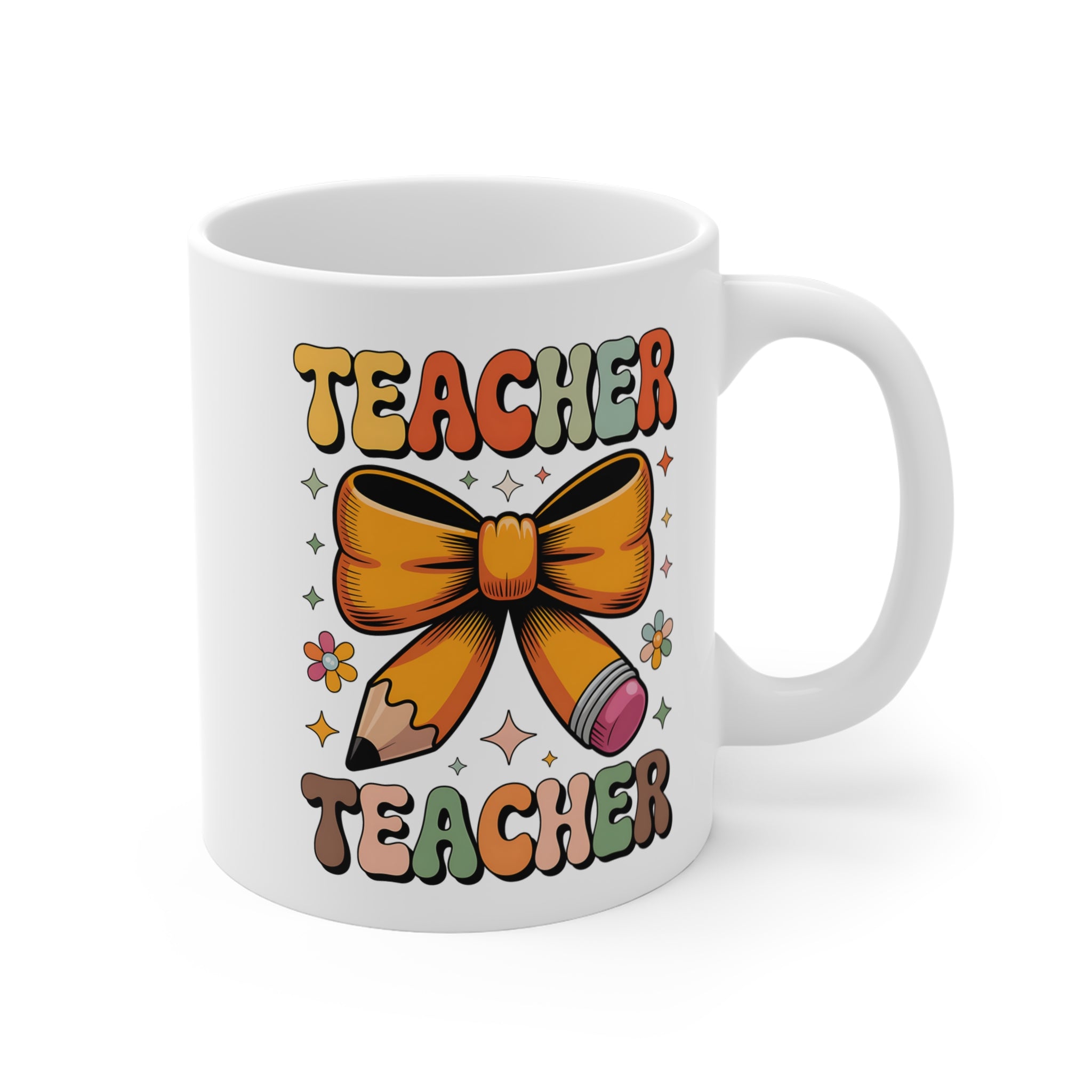 Teacher Teacher Bow Mug