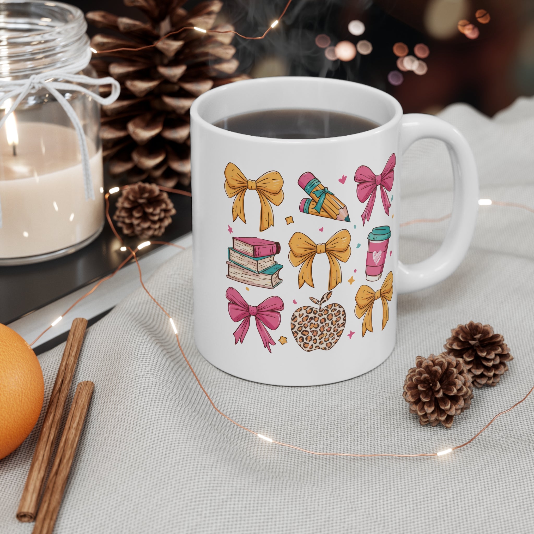 Bows & Books Mug