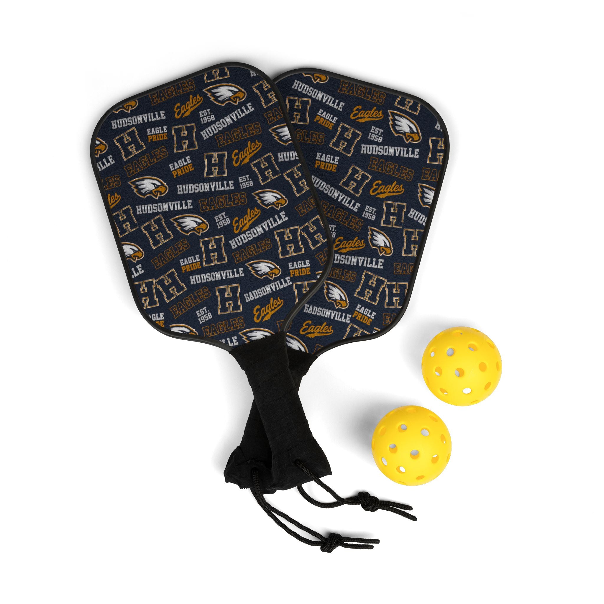 Hudsonville Eagles Pickleball Paddles & Balls Kit