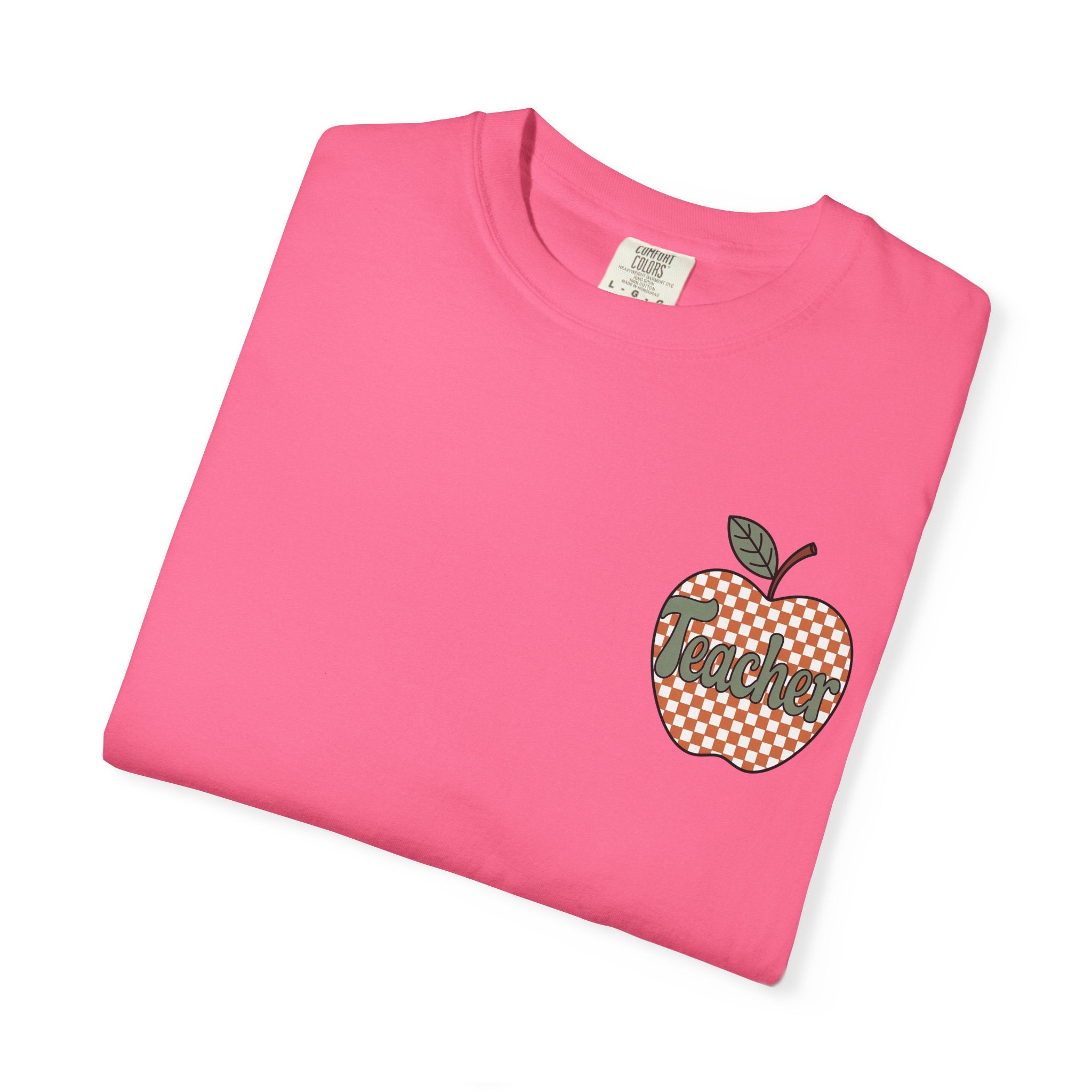 Apple Checkerboard Graphic T-Shirt