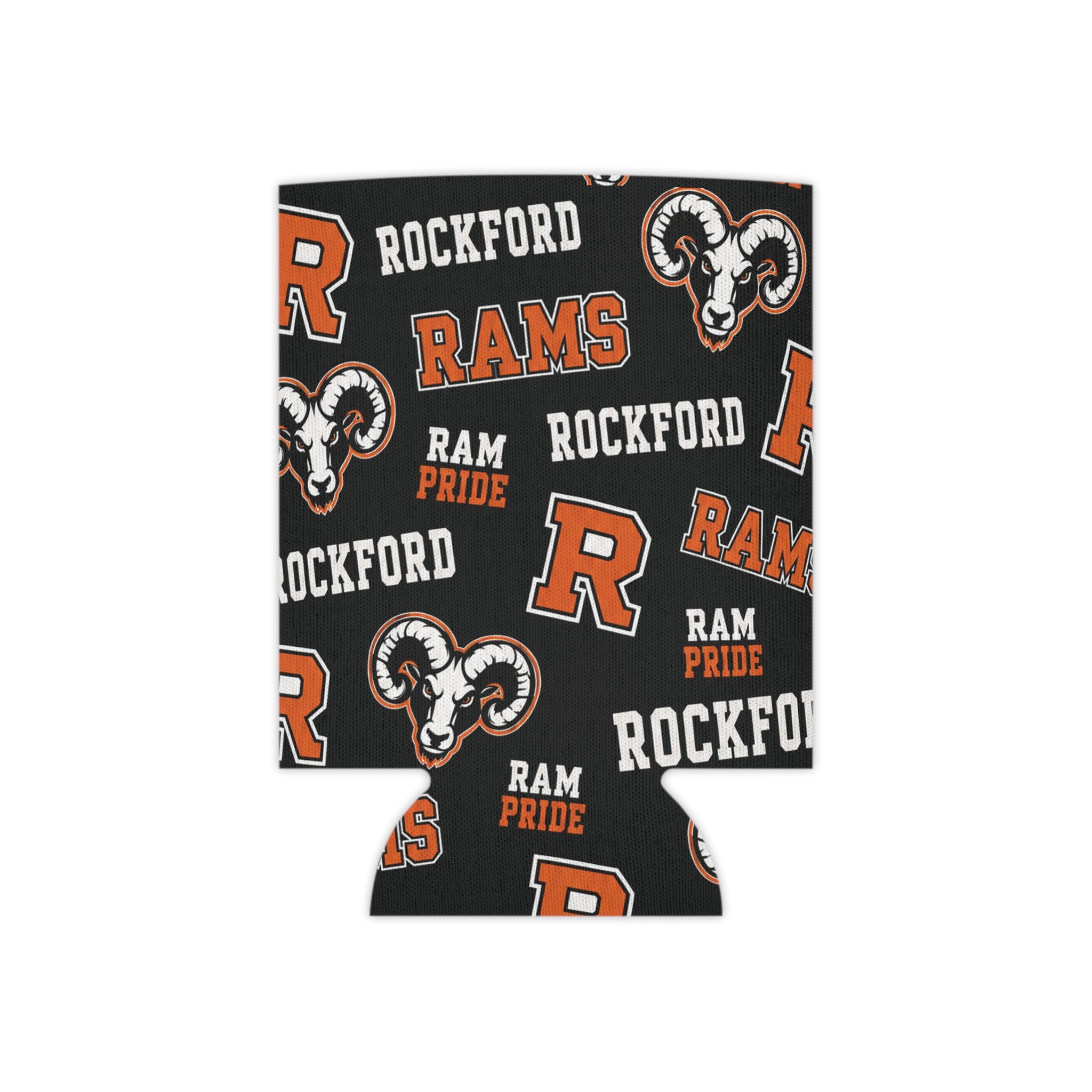 Rockford Rams Can Cooler – Ram Pride Beer Koozie