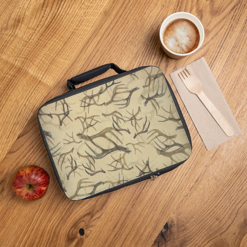 Abstract Deer Pattern Lunch Box