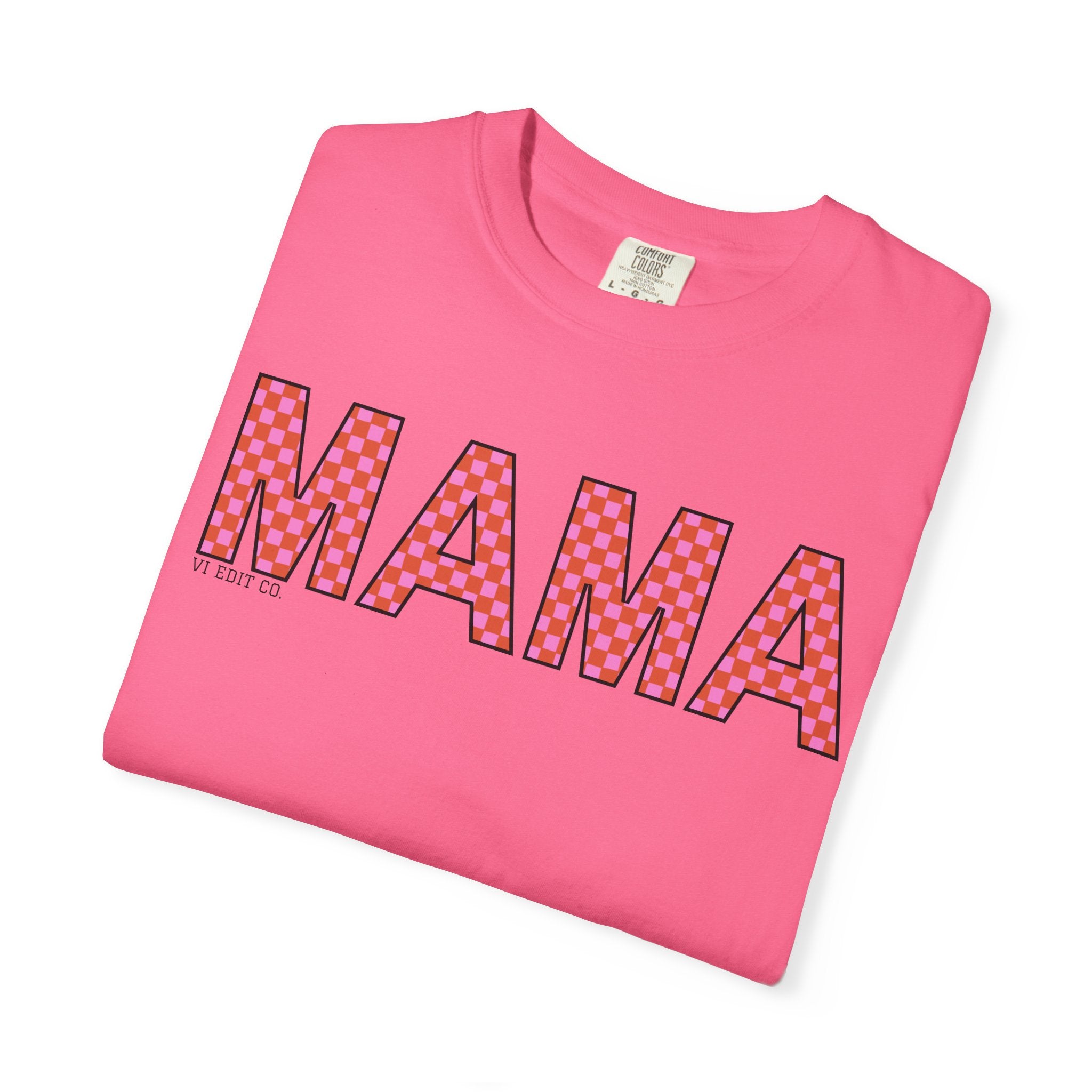 MAMA floral applique T-shirt | Mama graphic tee