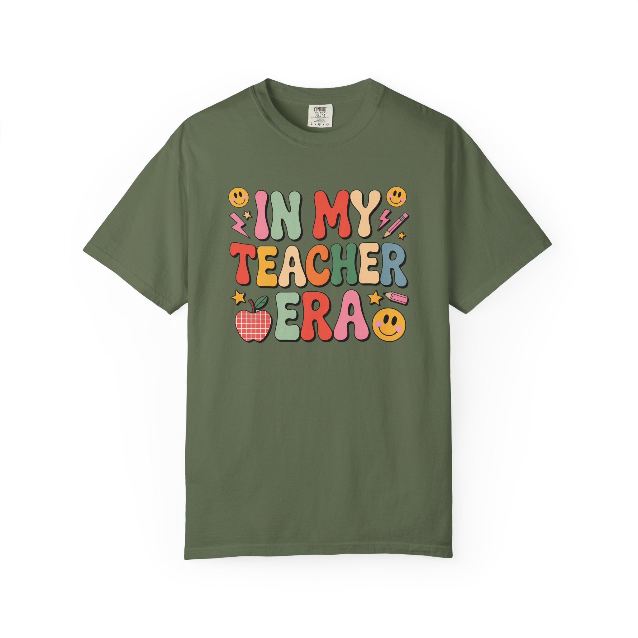 Teacher Era T-Shirt — Cute Retro "In My Teacher Era" Graphic Tee for Educators