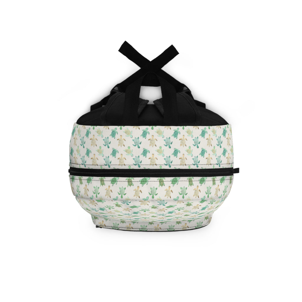 Floral Clover Backpack – Pastel Shamrock Pattern School & Travel Bag