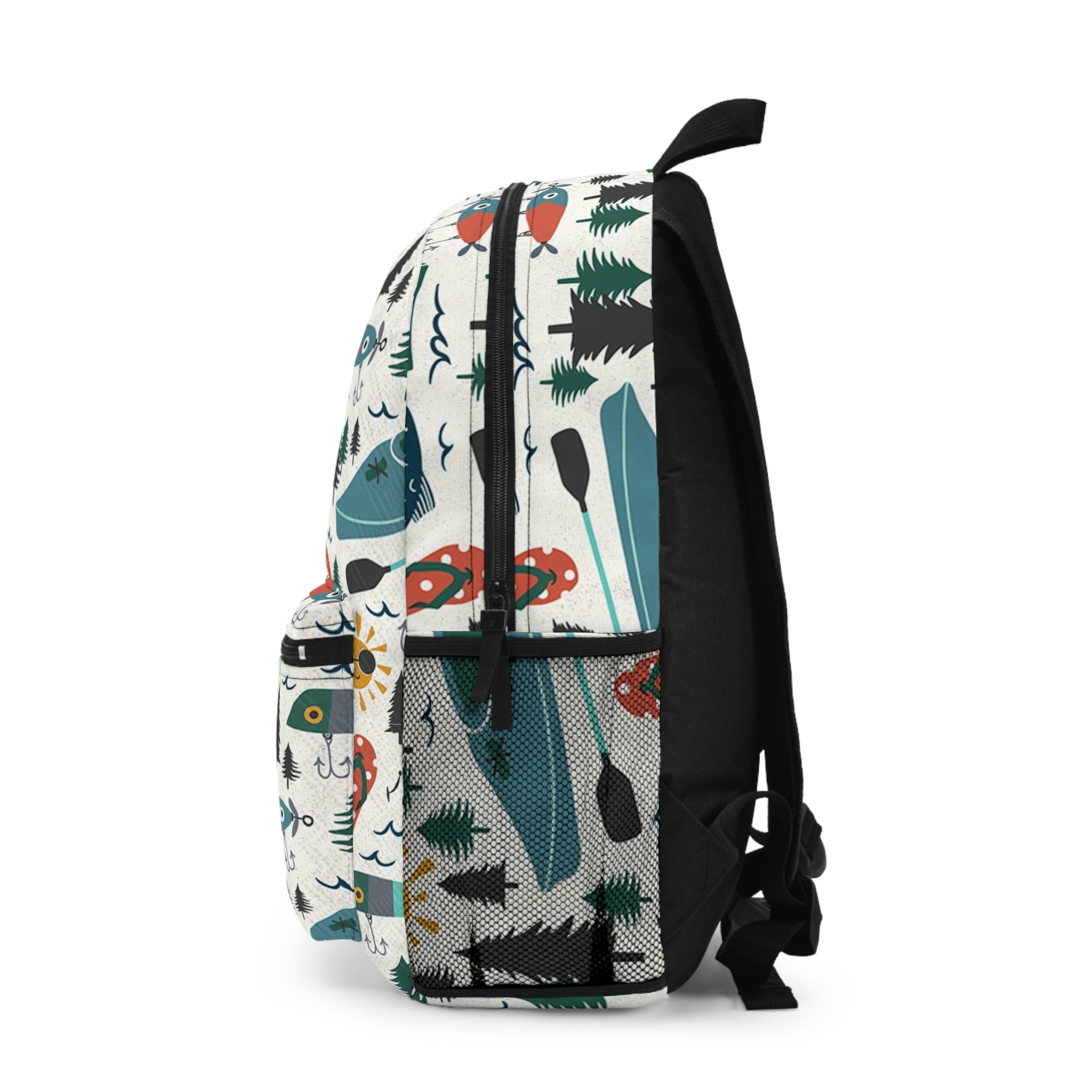 Camping Pattern Backpack