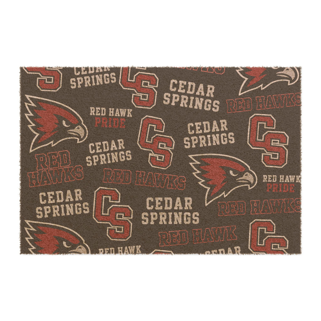 Cedar Springs Red Hawk Doormat