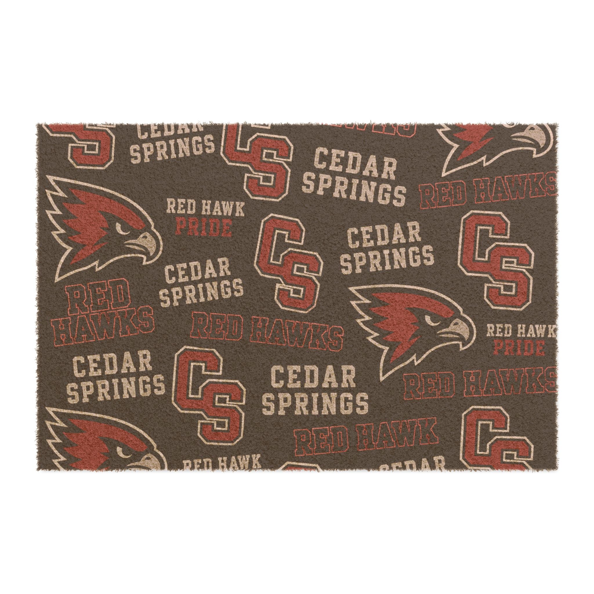 Cedar Springs Red Hawk Doormat