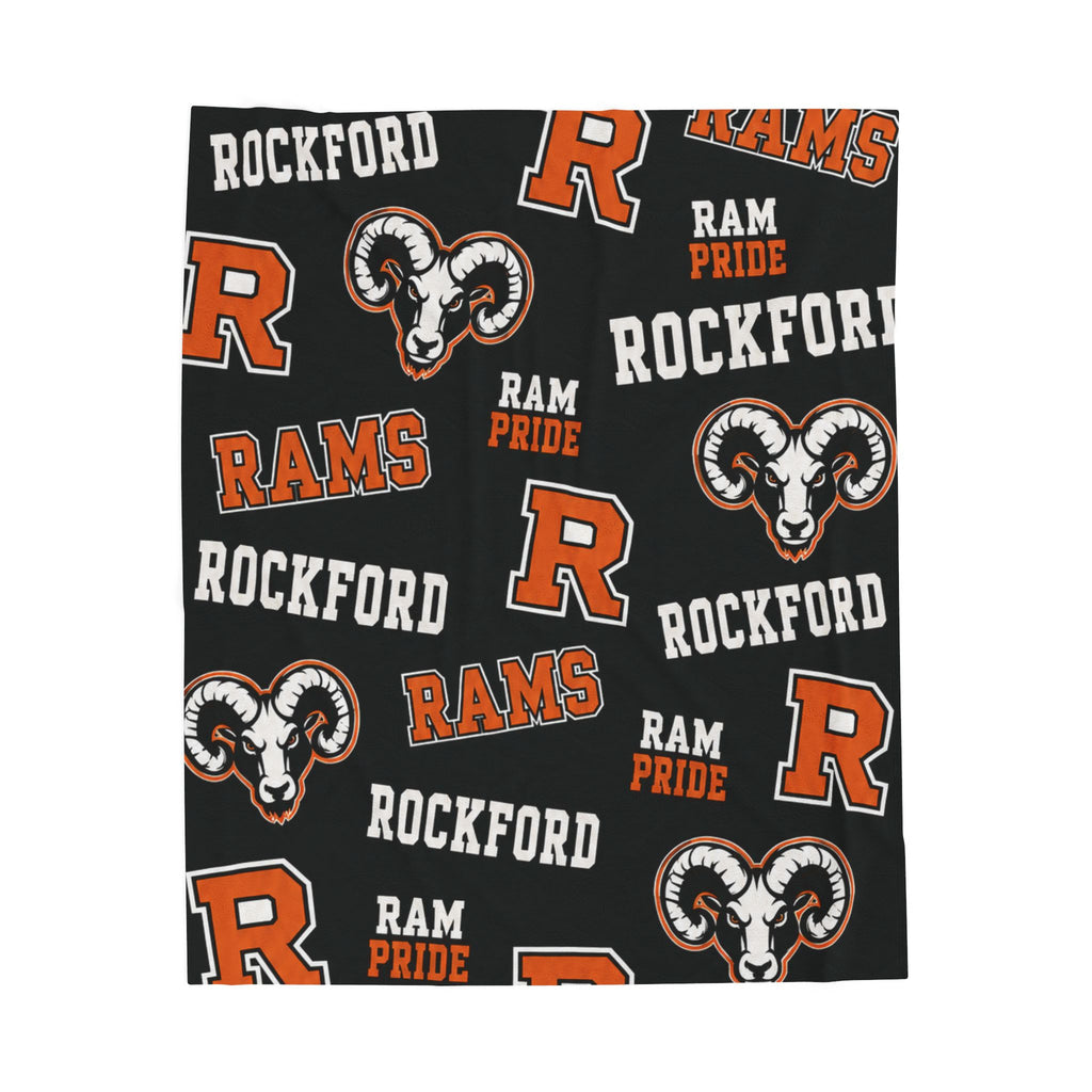 Rockford Rams Throw  Blanket