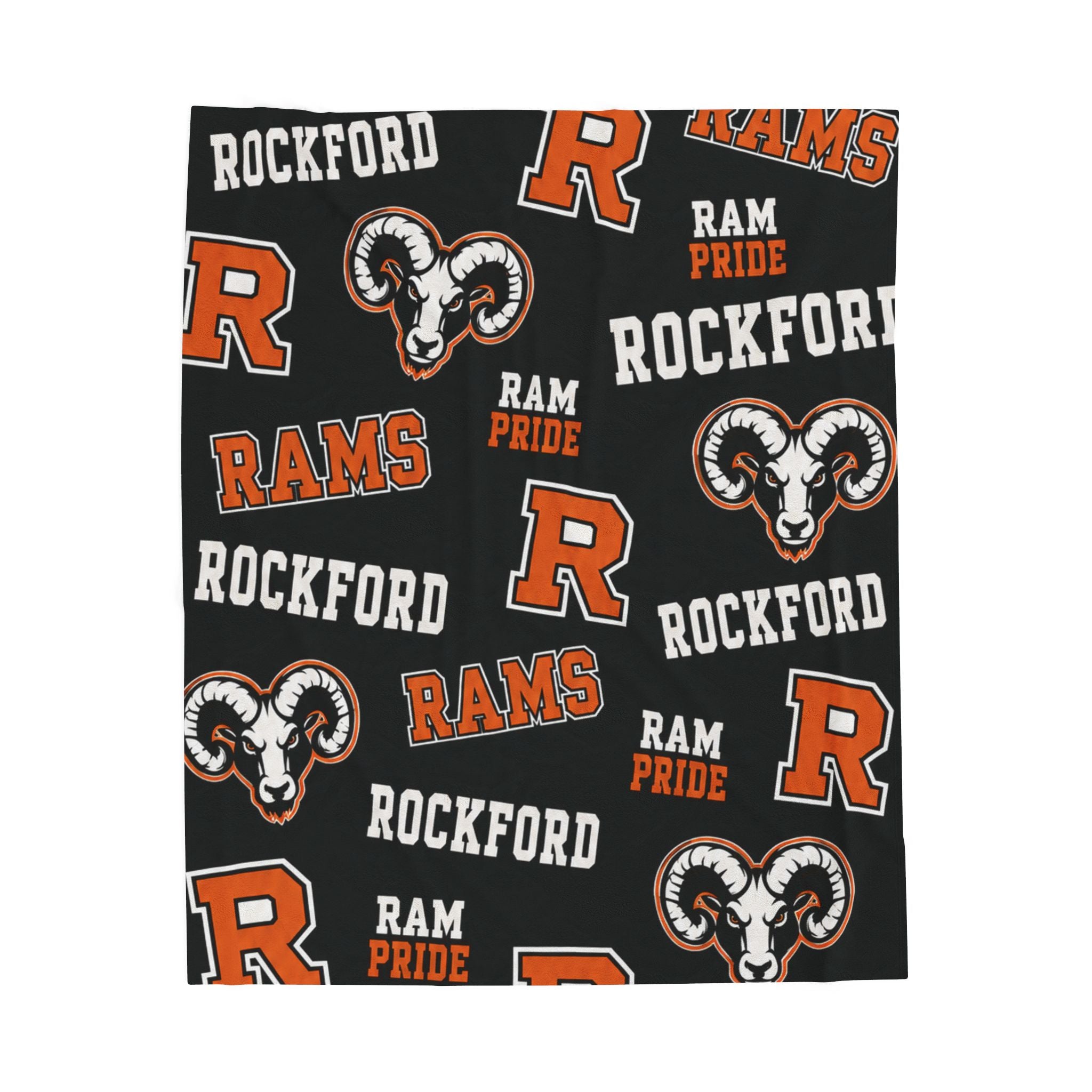 Rockford Rams Throw  Blanket