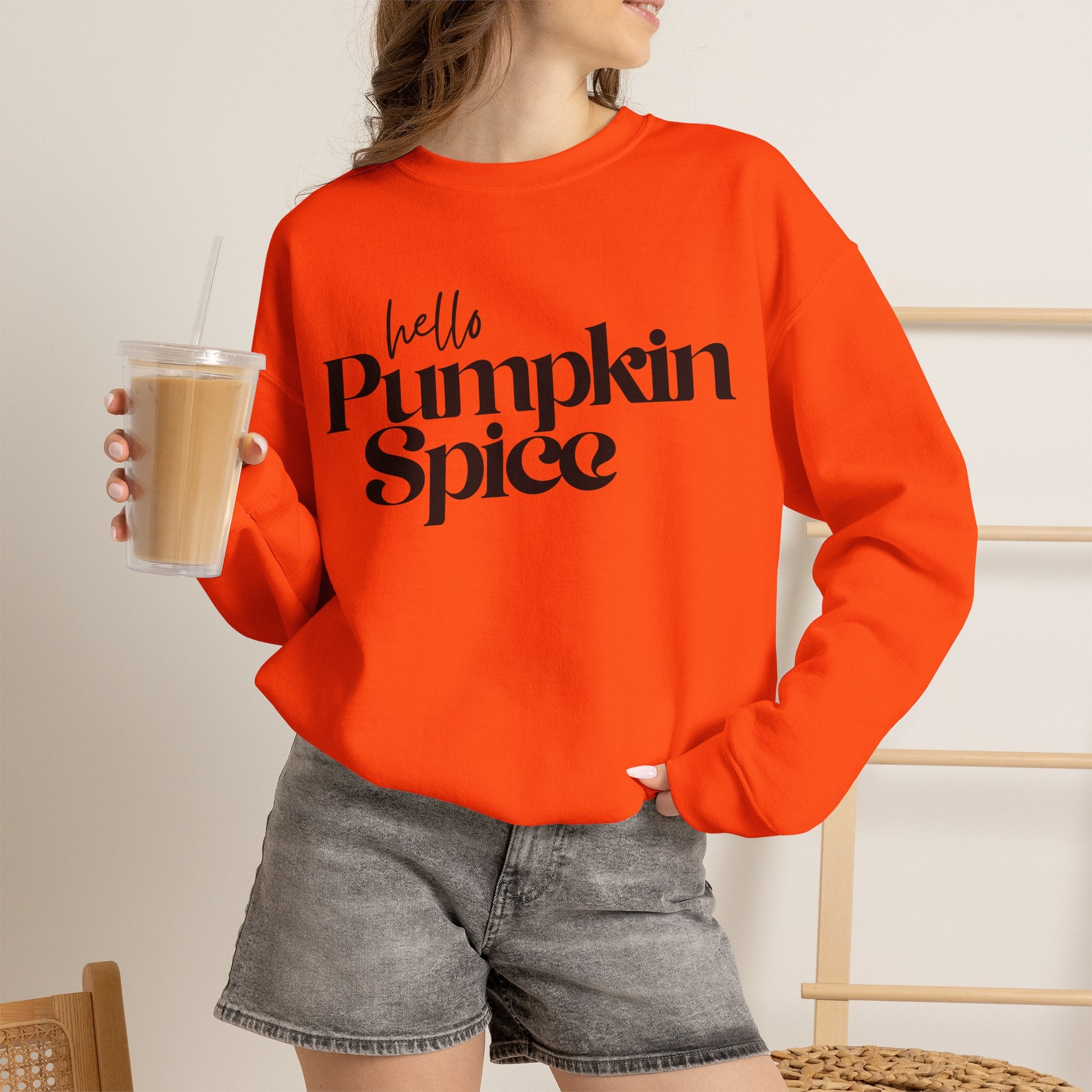 Hello Pumpkin Spice Crewneck
