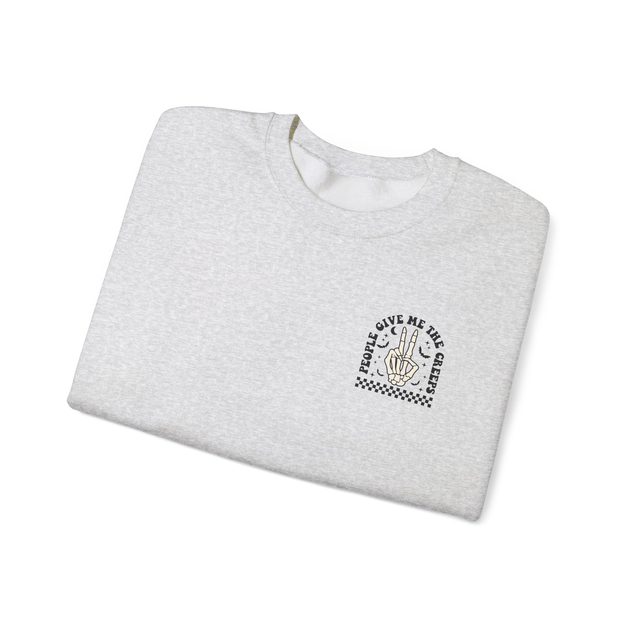 Crewneck Sweatshirt — "Out of My Mind" Minimal Vintage Graphic
