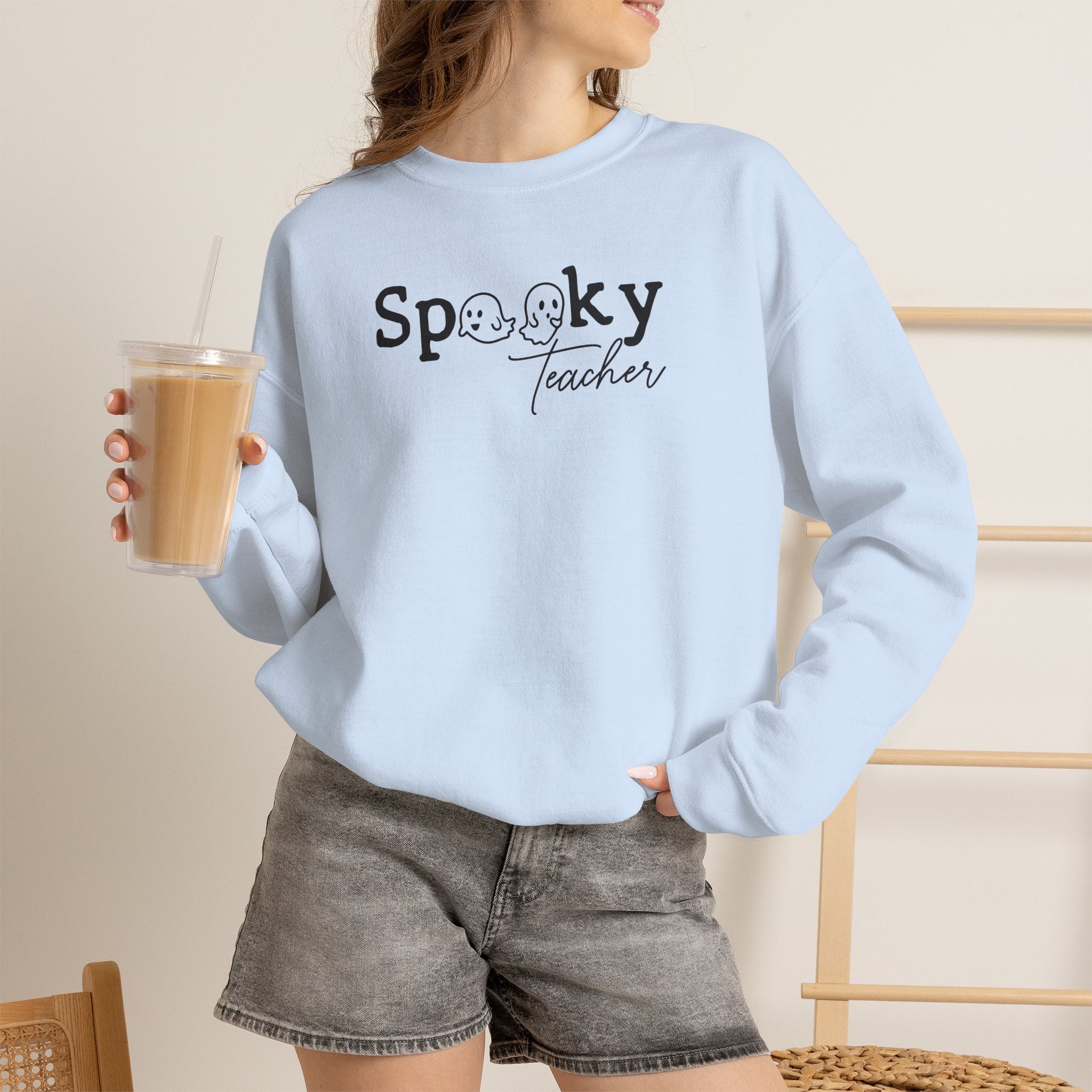 Spooky Teacher Crewneck Sweatshirt