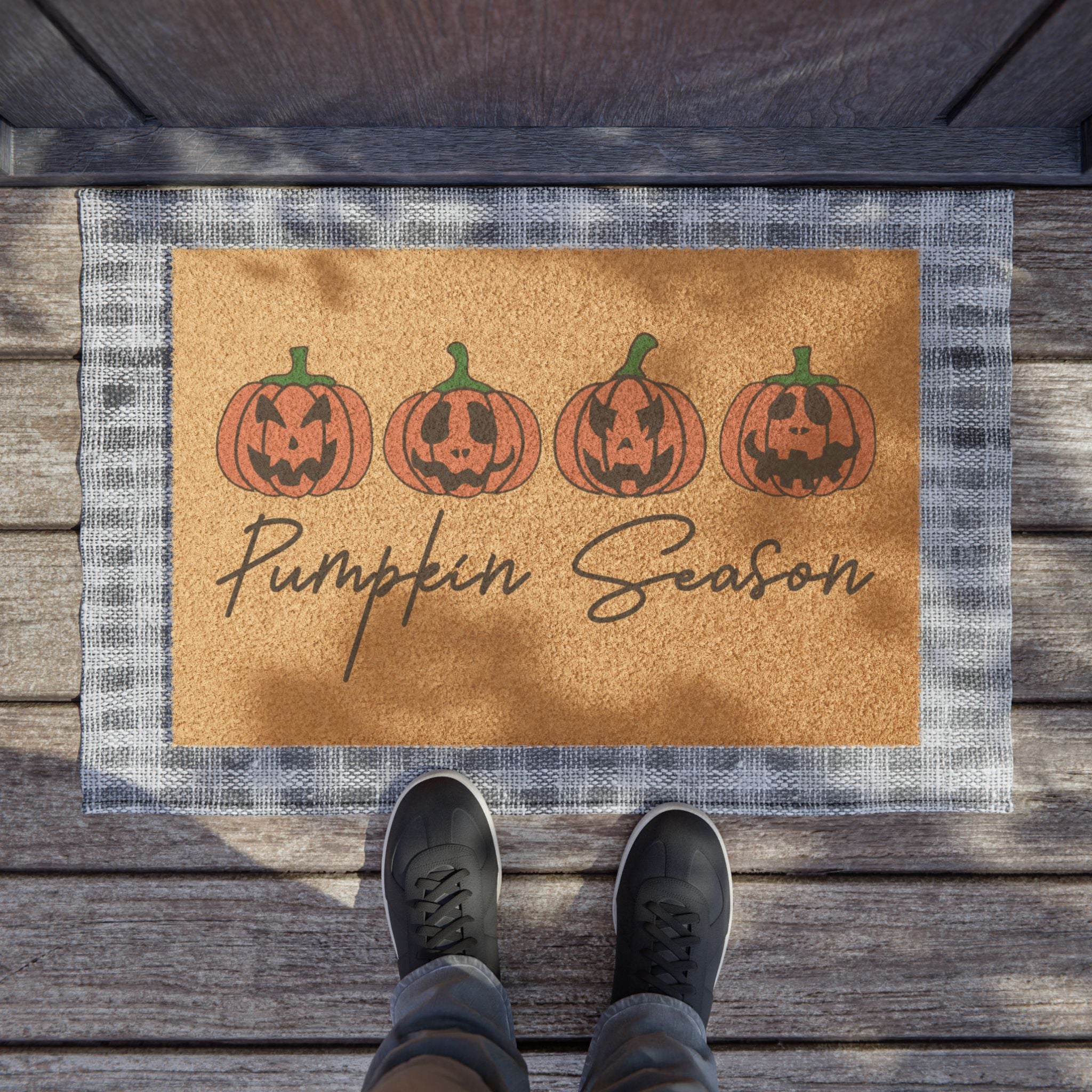 Pumpkin Season Welcome Mat