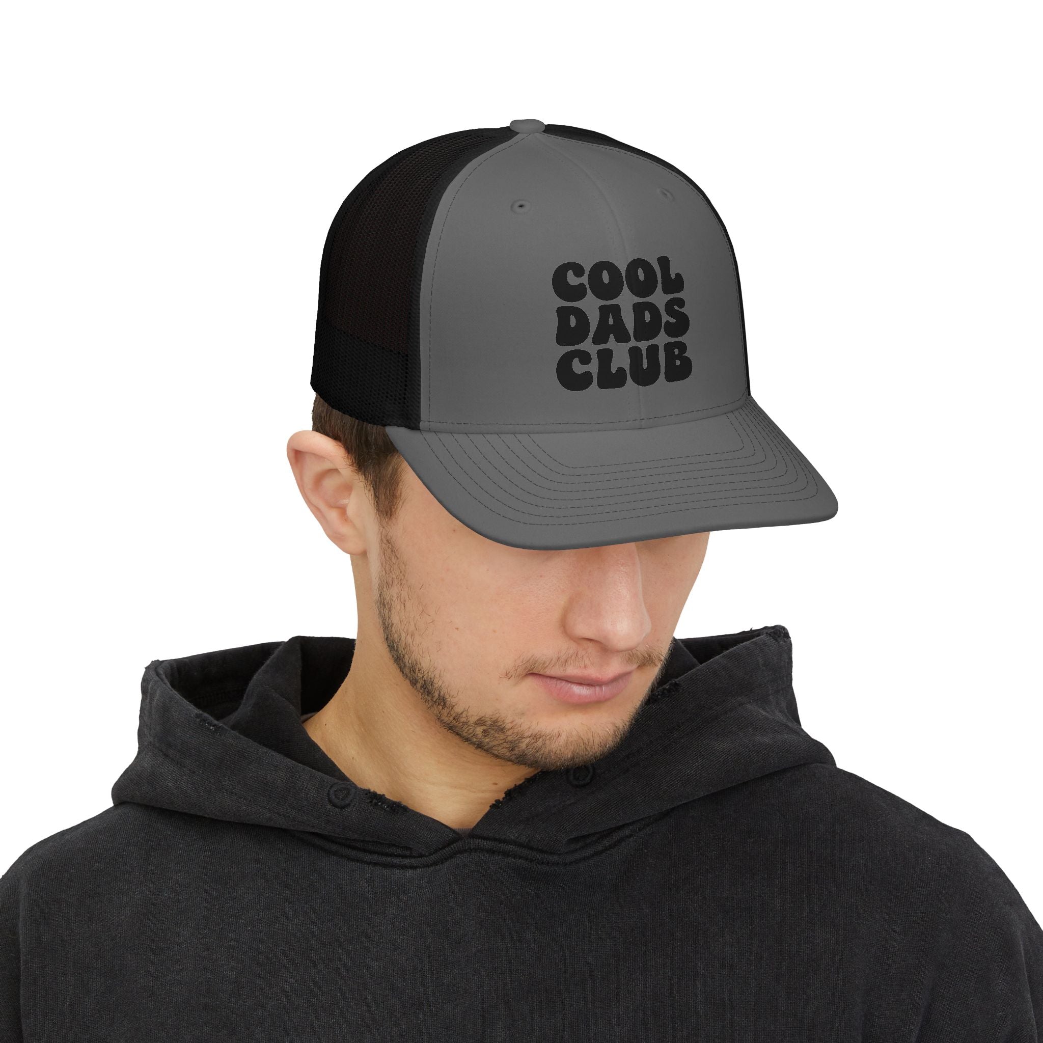Cool Dads Club Trucker Cap — Embroidered Snapback Hat for Father’s Day & Everyday