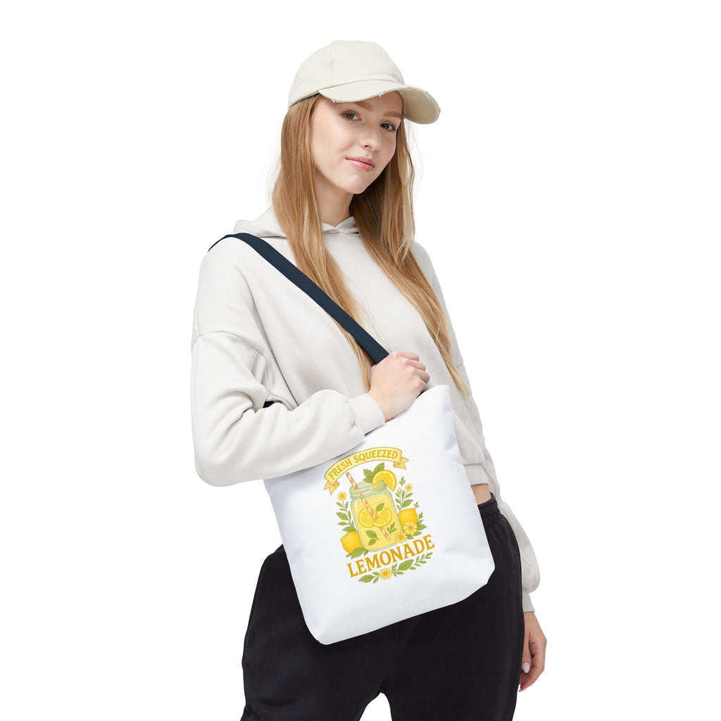 Lemonade Tote Bag — Fresh Squeezed Vintage Citrus Market Bag