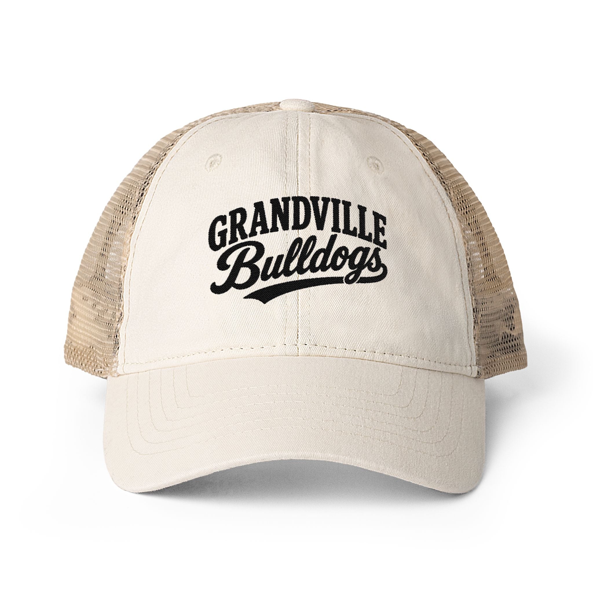 Grandville Bulldogs Washed Mesh-Back Cap