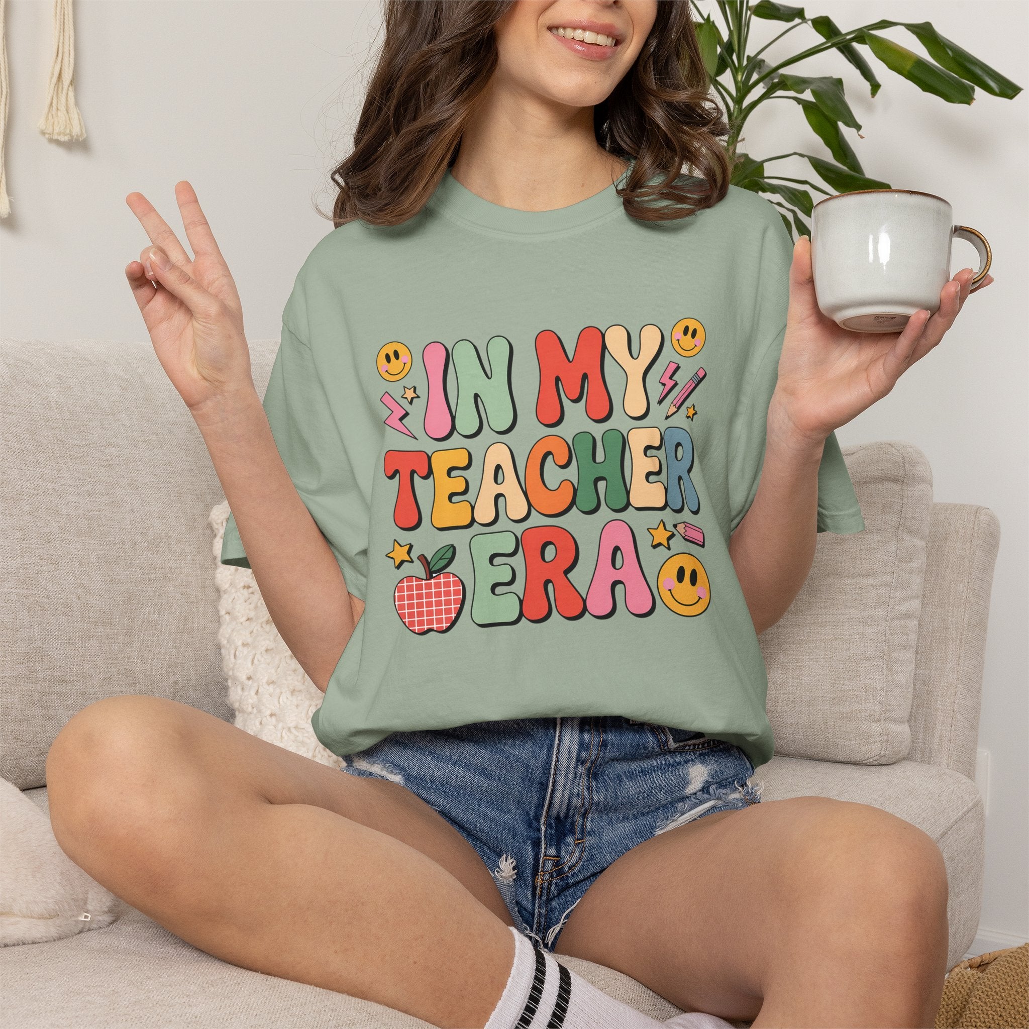 Teacher Era T-Shirt — Cute Retro "In My Teacher Era" Graphic Tee for Educators