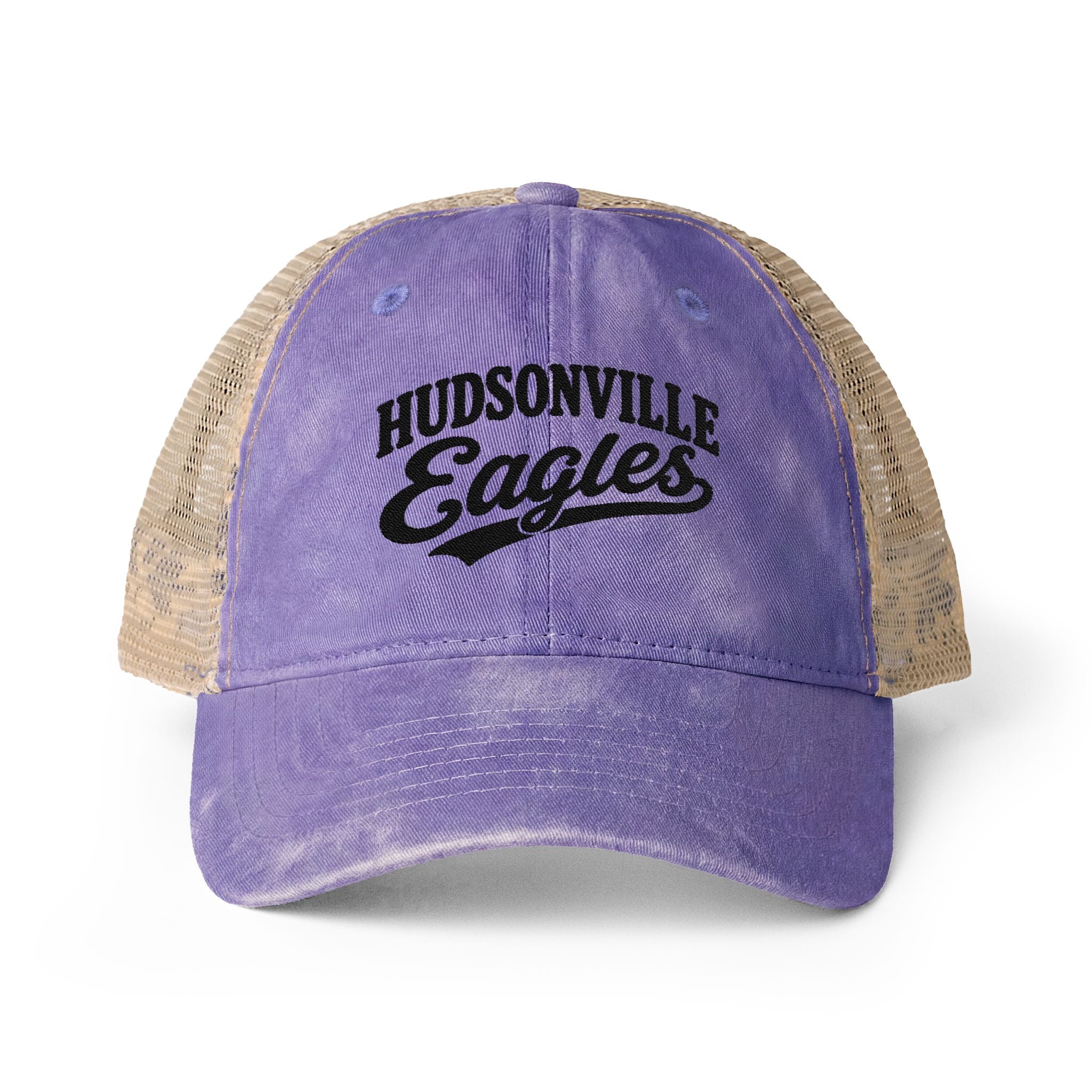 Hudsonville Eagles Washed Mesh-Back Cap