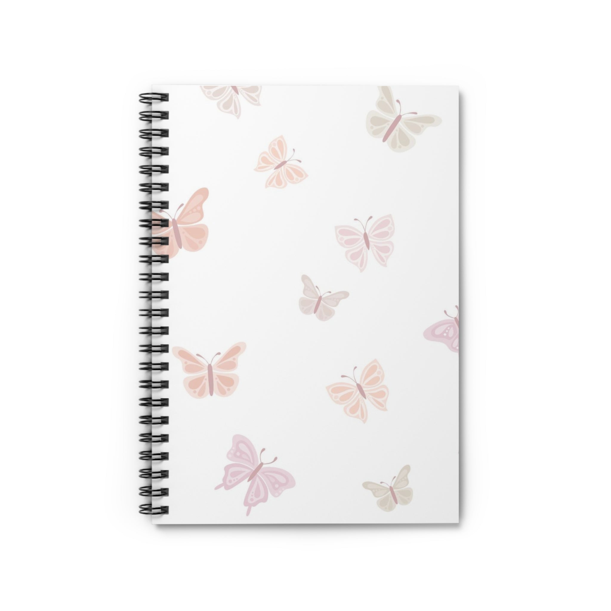 Butterfly Spiral Notebook – Ruled Journal for Notes & School