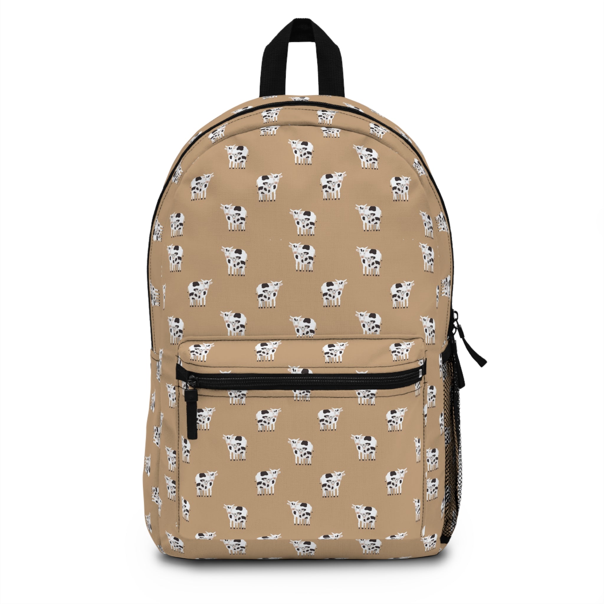 Tan Dalmatian Pattern Backpack – Cute Spot Puppy School Bag
