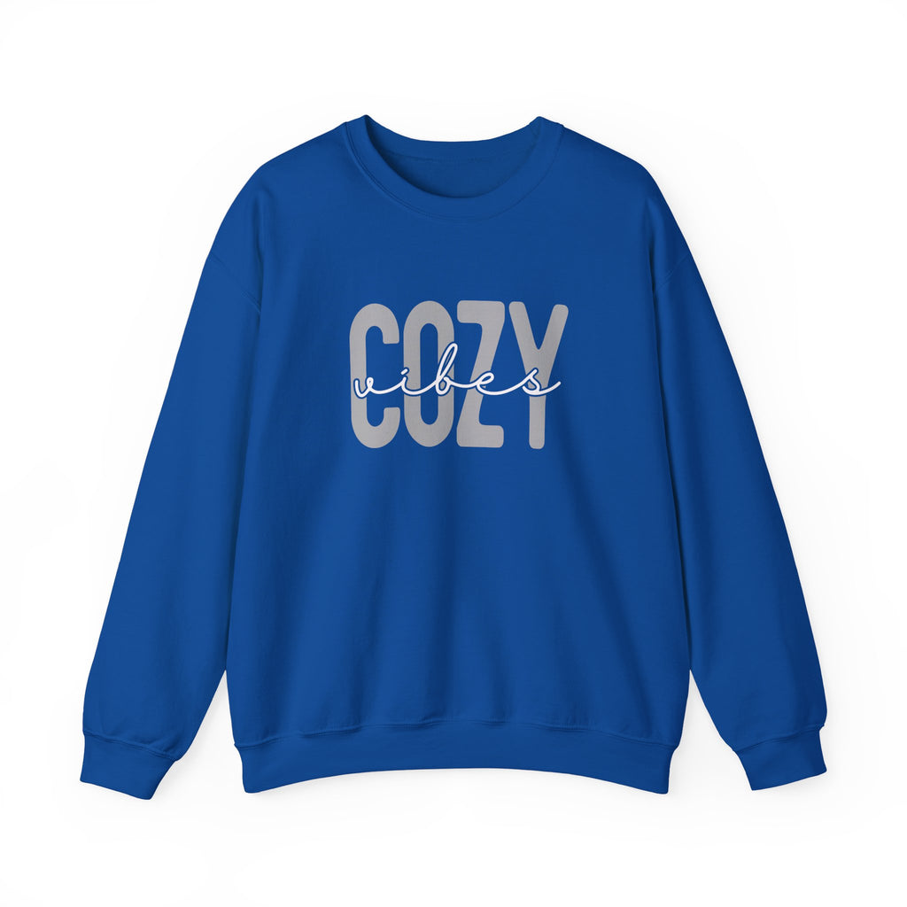 Cozy Crewneck Sweatshirt – 'COZY' Graphic Pullover for Relaxing & Loungewear