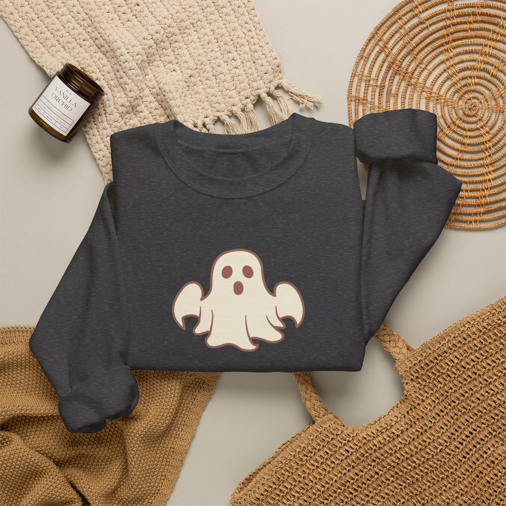 Ghost Graphic Sweatshirt — Cute Halloween Crewneck