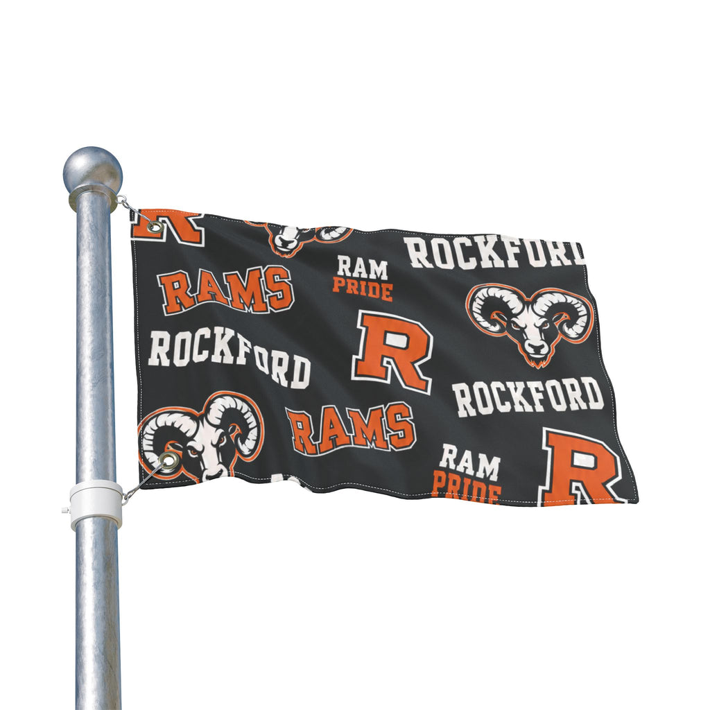 Rockford Rams Double-Sided Flag