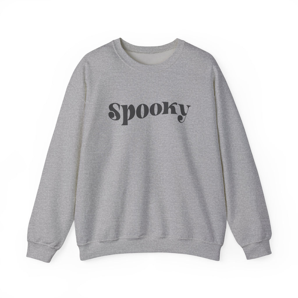 Spooky Crewneck Sweatshirt — Minimal Halloween Pullover