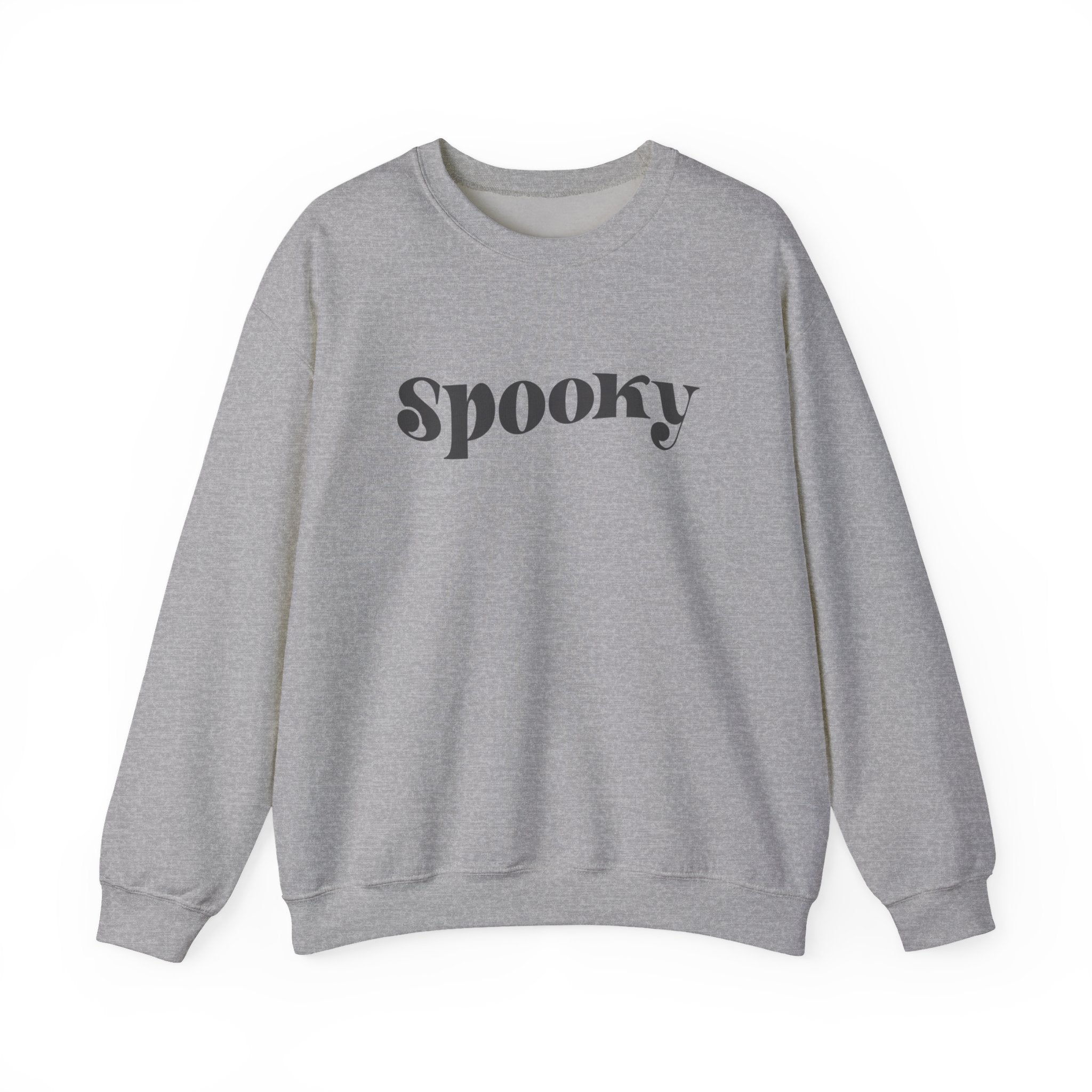 Spooky Crewneck Sweatshirt — Minimal Halloween Pullover