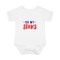 Infant Bodysuit - "Oh My Stars" Patriotic Baby One-Piece