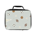 Sports Pattern Lunch Bag — 'Go Team' Kids Athletic Lunchbox