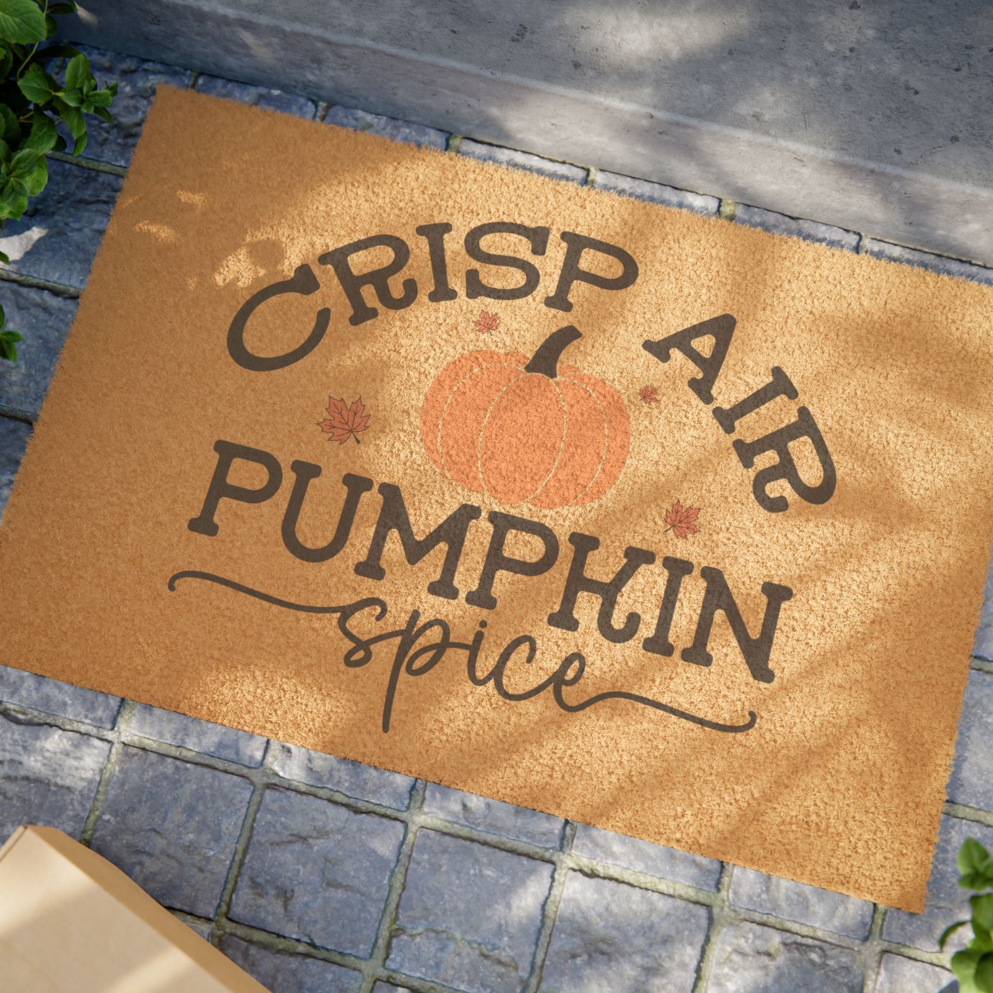 Crisp Air Pumpkin Spice Welcome Mat