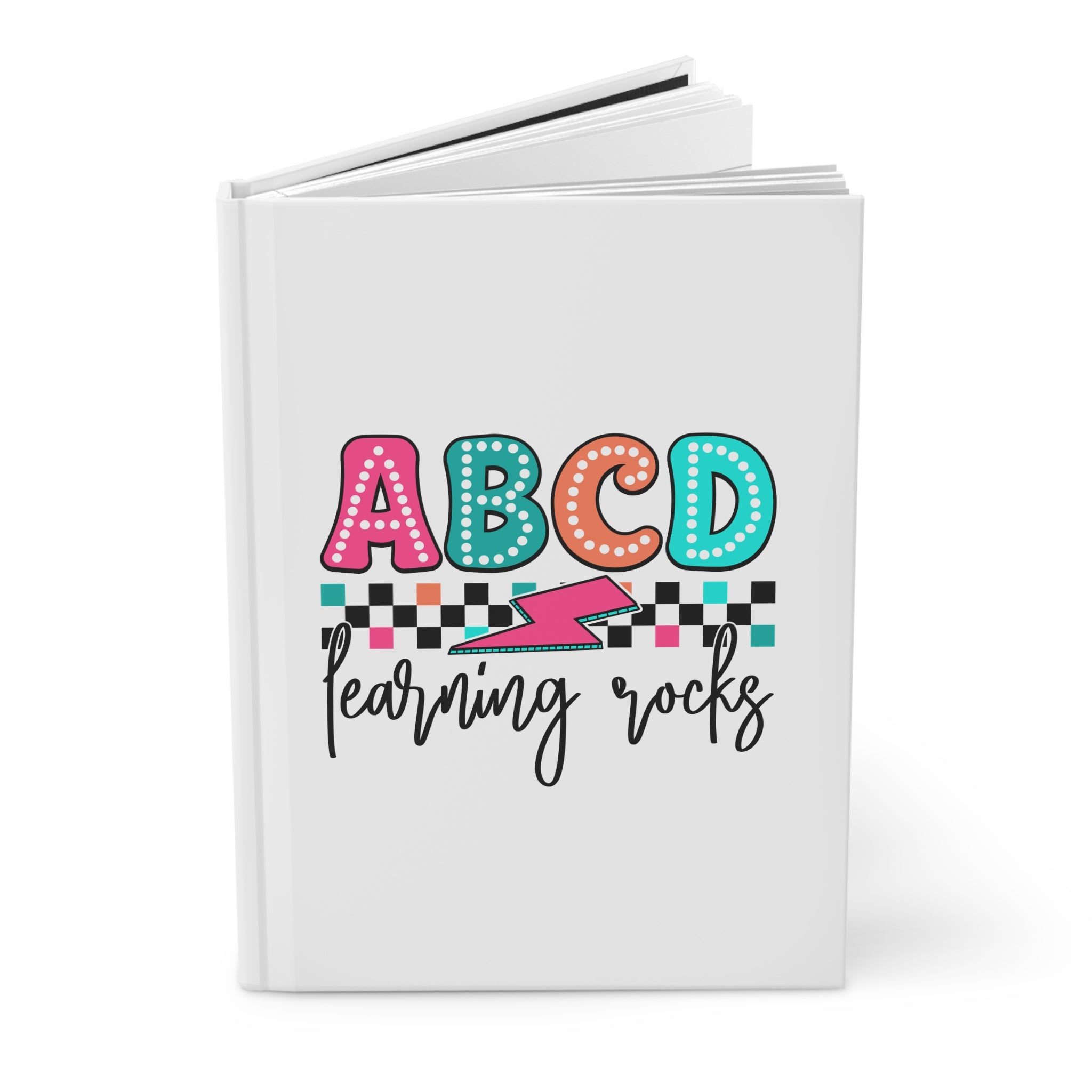 ABC D Learning Rocks Hardcover Journal — Kids Alphabet Notebook for Back to School