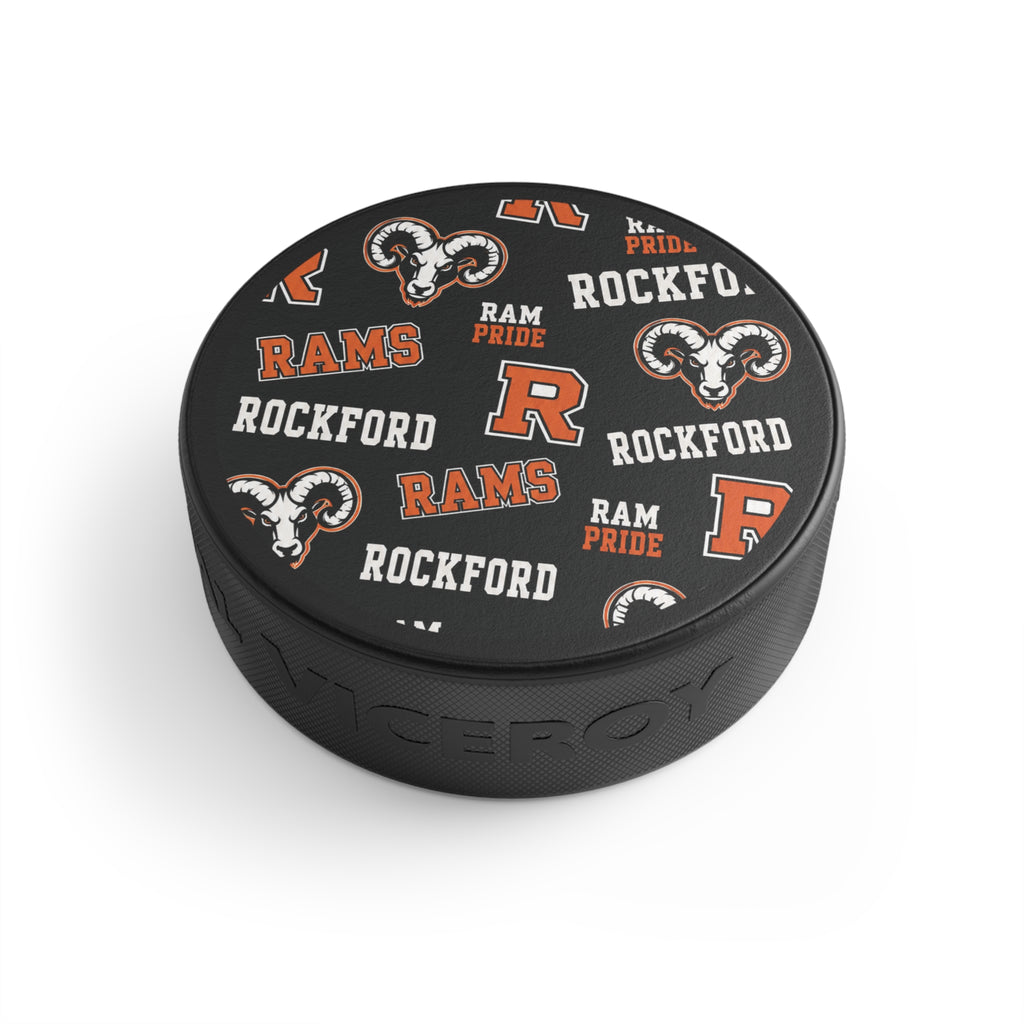 Rockford Rams Hockey Puck