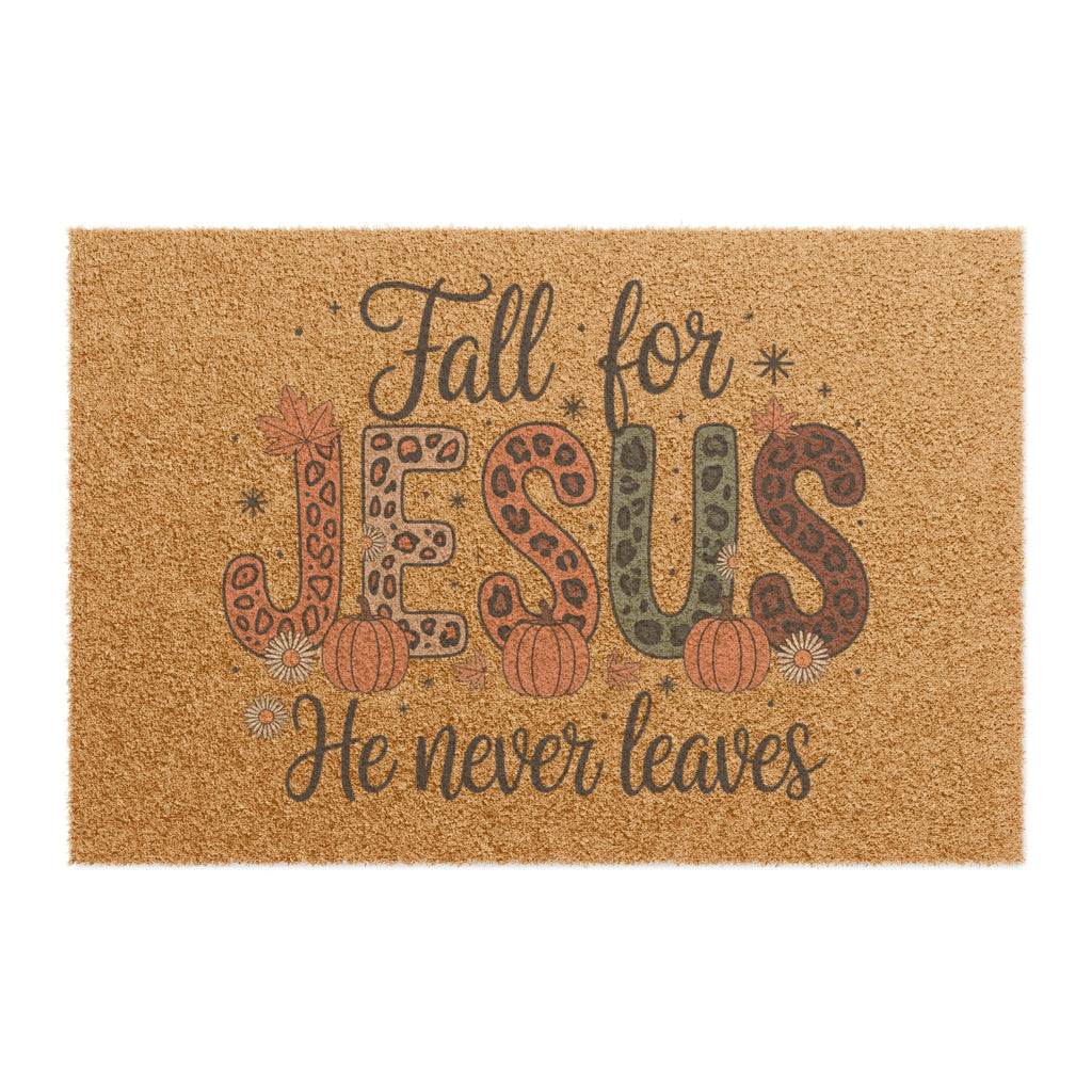 Fall for Jesus Welcome Mat