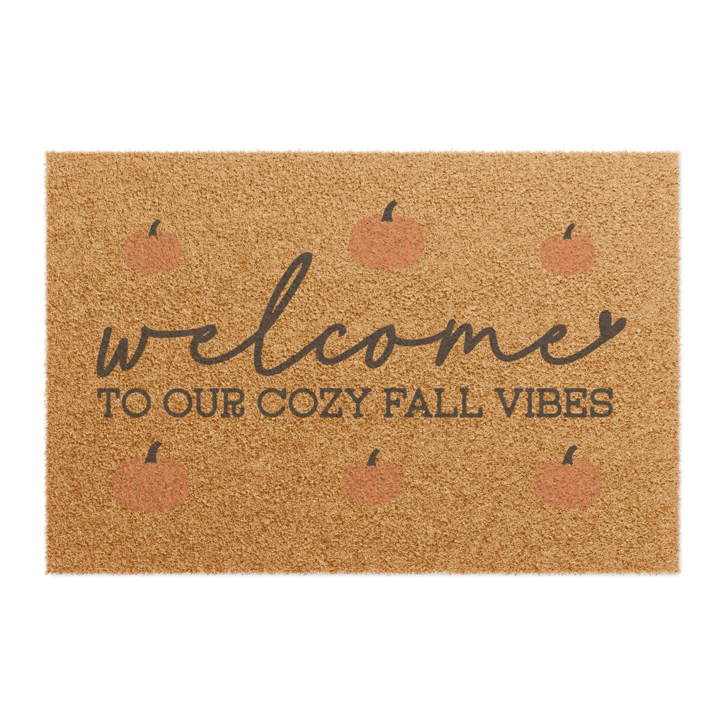 Welcome to Our Cozy Fall Vibes Welcome Mat