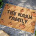 Personalized Pumpkin Fall Welcome Mat (email before ordering)