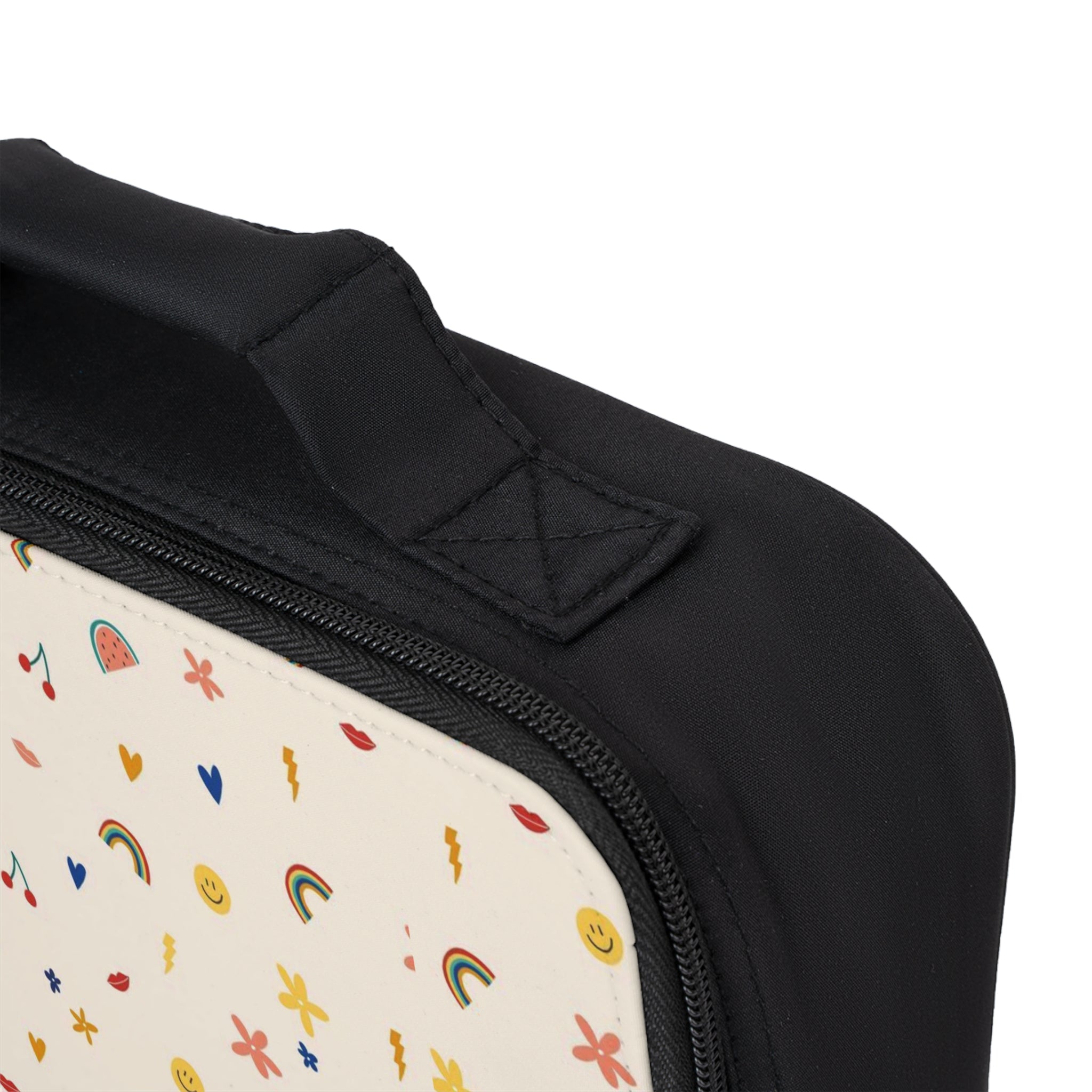 Cute Rainbow Pattern Lunch Bag — Insulated Kids Bento Tote